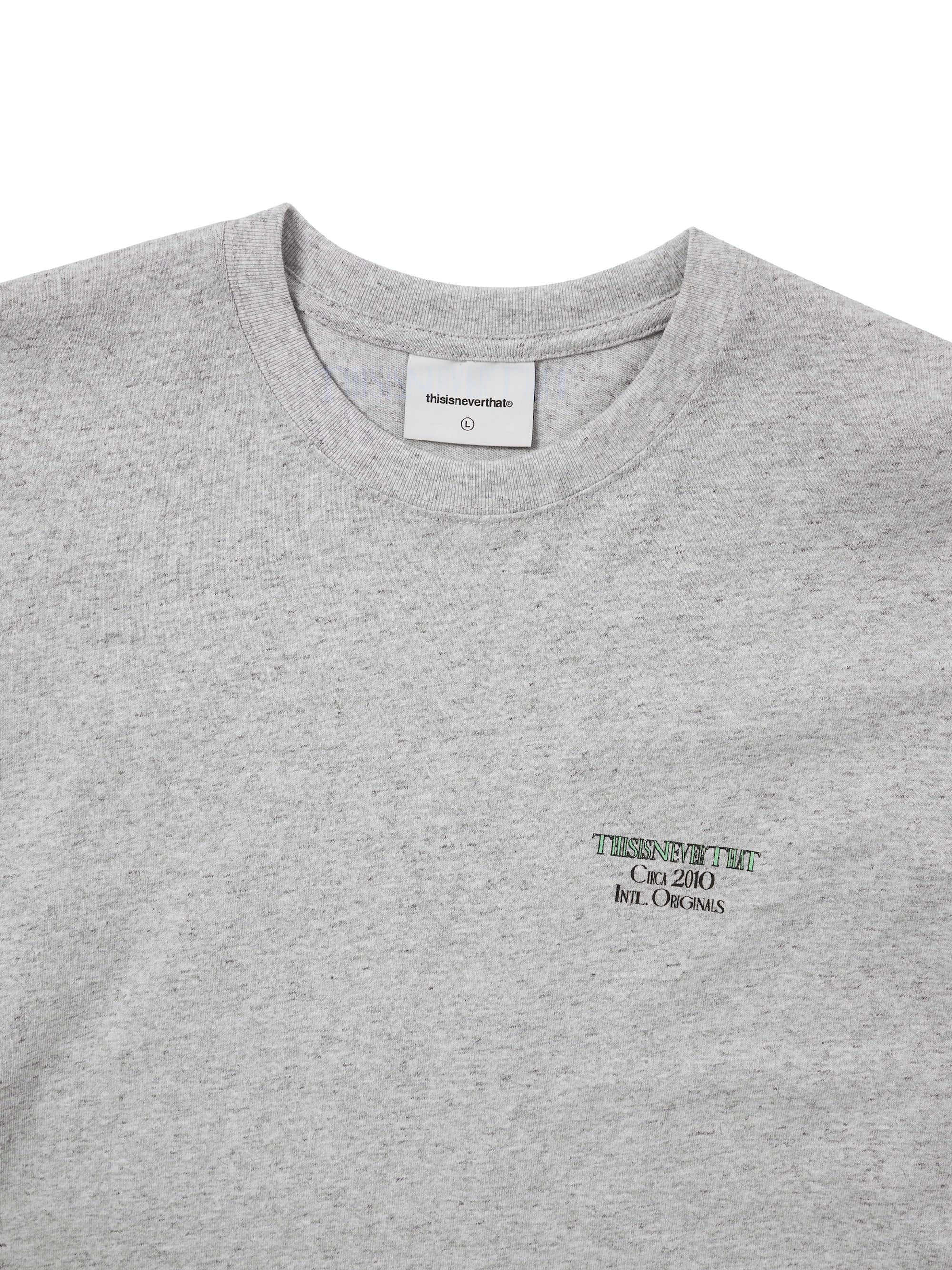 thisisneverthat - CIRCA 2010 L/S Tee (Heather Grey) product image 2 | TRAB K-Fashion Australia