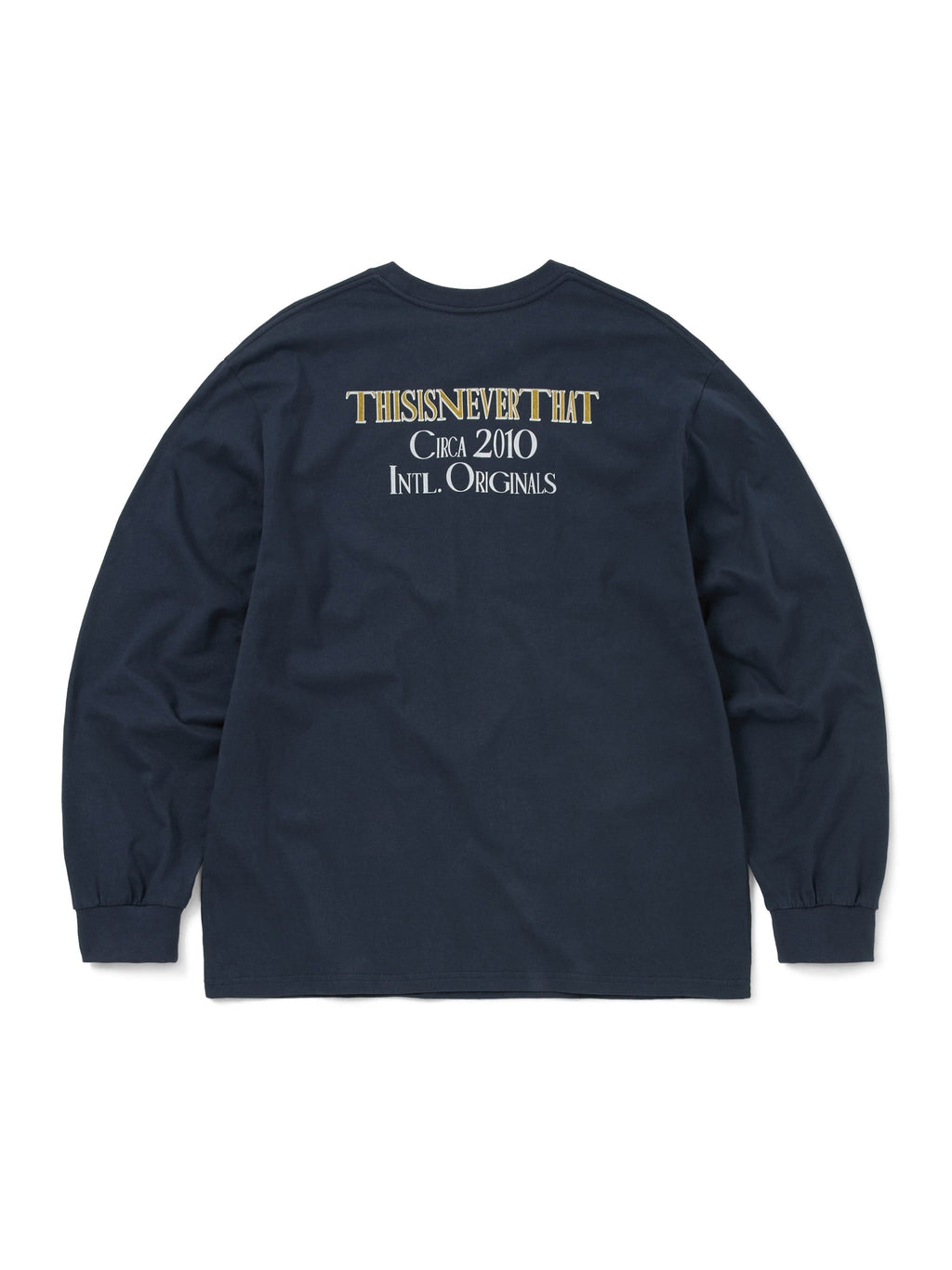 thisisneverthat - CIRCA 2010 L/S Tee (Navy) product image 3 | TRAB K-Fashion Australia