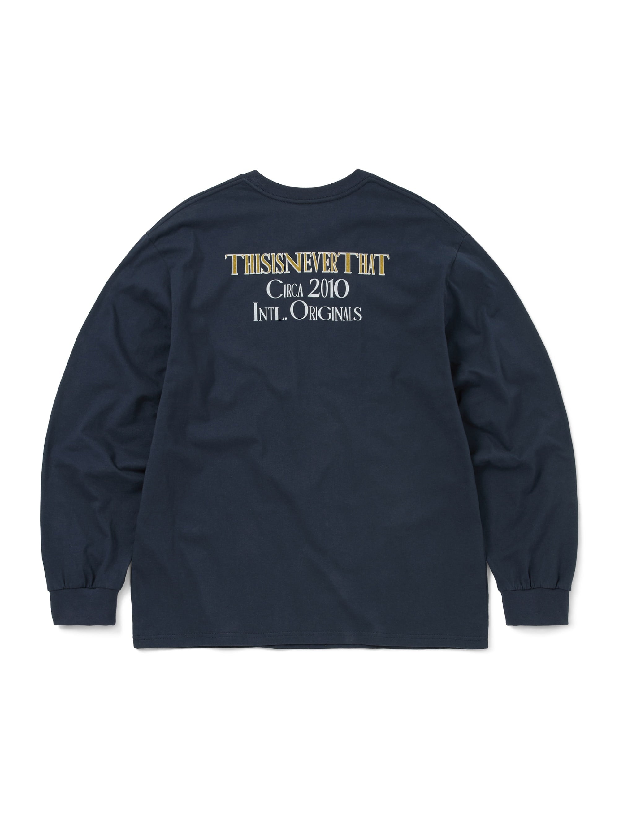 thisisneverthat - CIRCA 2010 L/S Tee (Navy) product image 3 | TRAB K-Fashion Australia