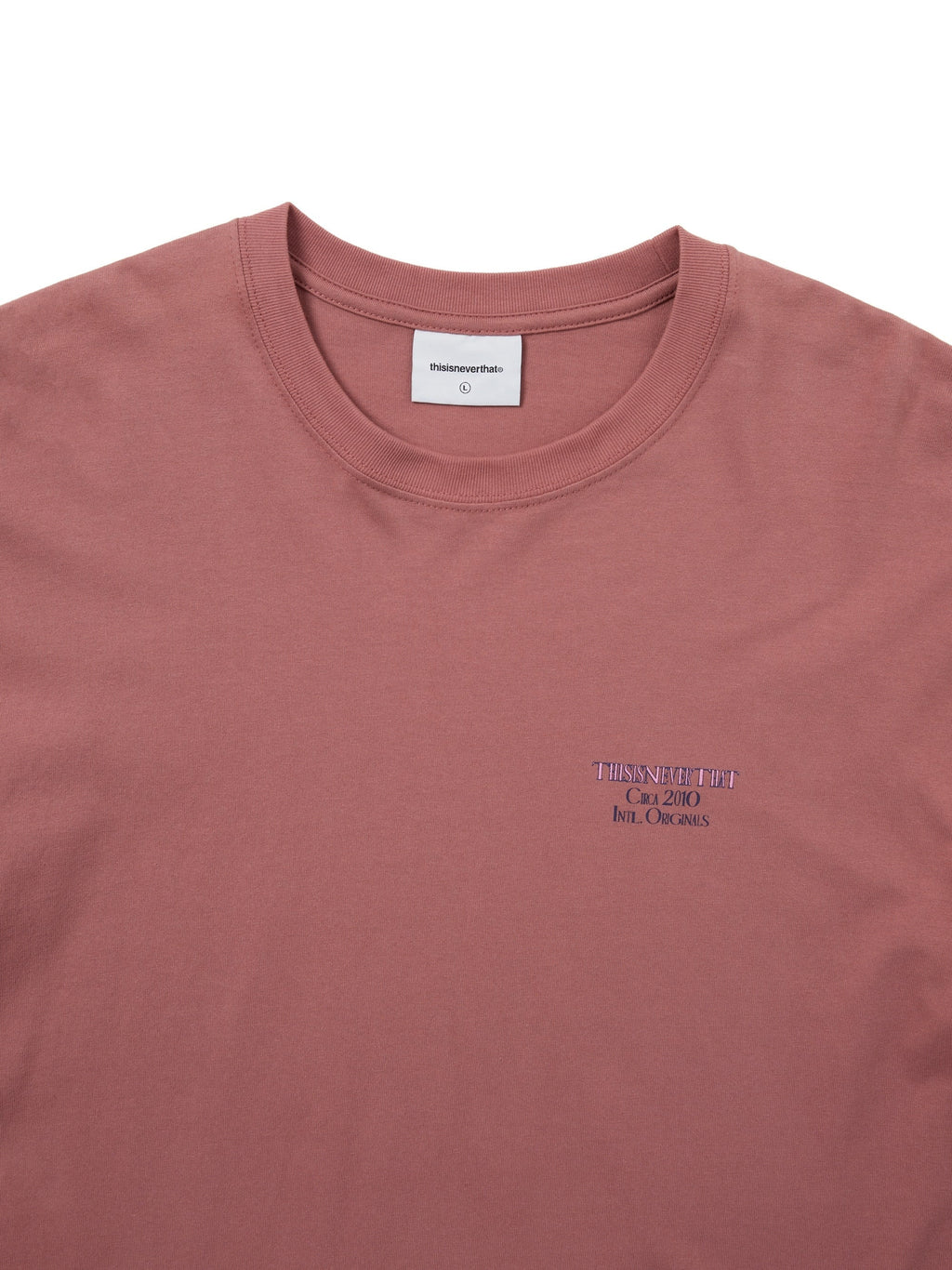 thisisneverthat - CIRCA 2010 L/S Tee (Red Wood) product image 2 | TRAB K-Fashion Australia