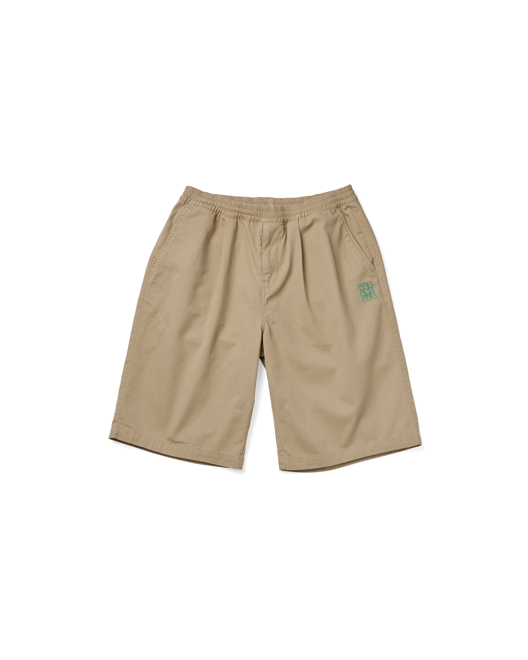 yeseyesee - C Logo Wide Shorts (Beige) product image 1 | TRAB K-Fashion Australia