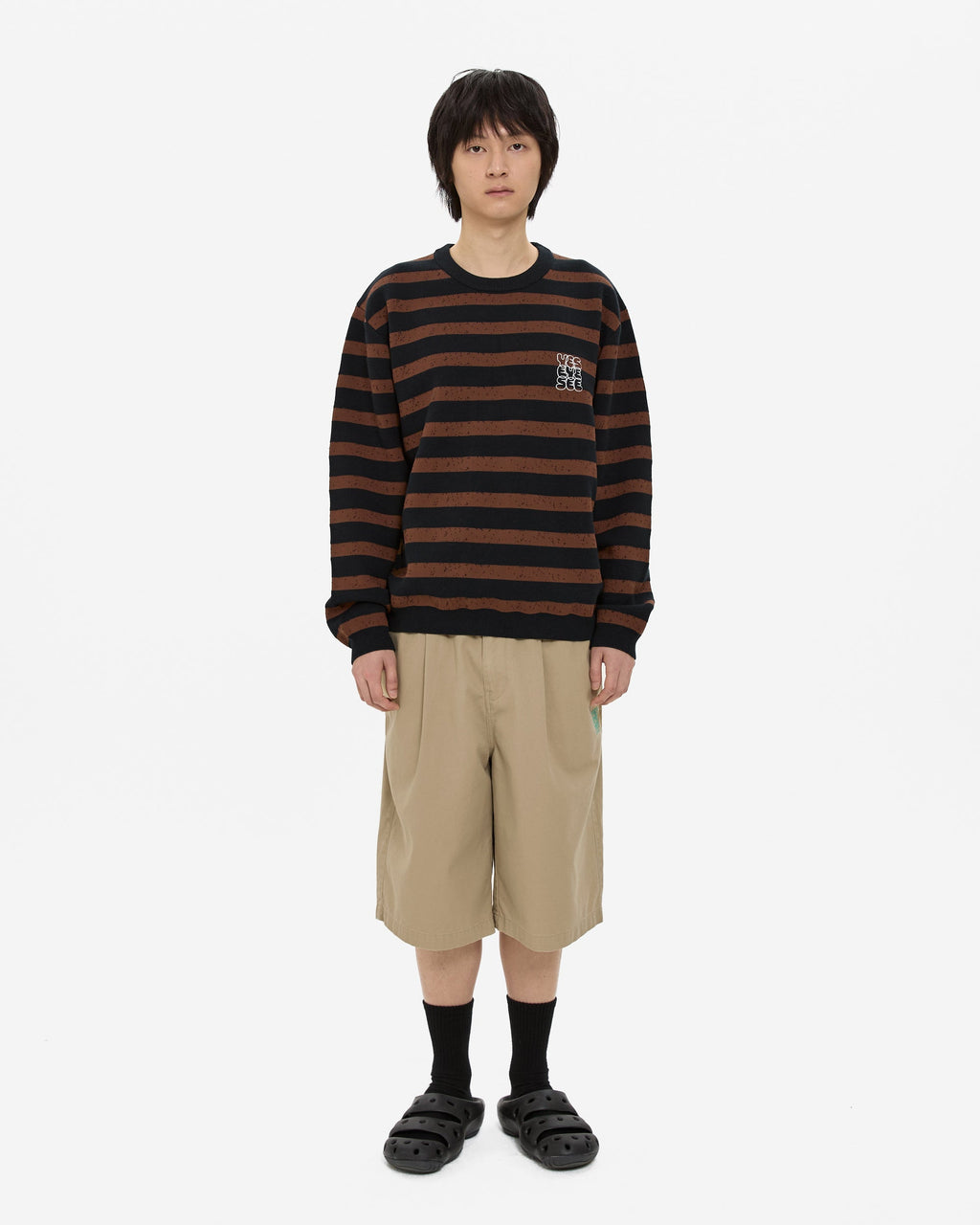 yeseyesee - C Logo Wide Shorts (Beige) product image 6 | TRAB K-Fashion Australia