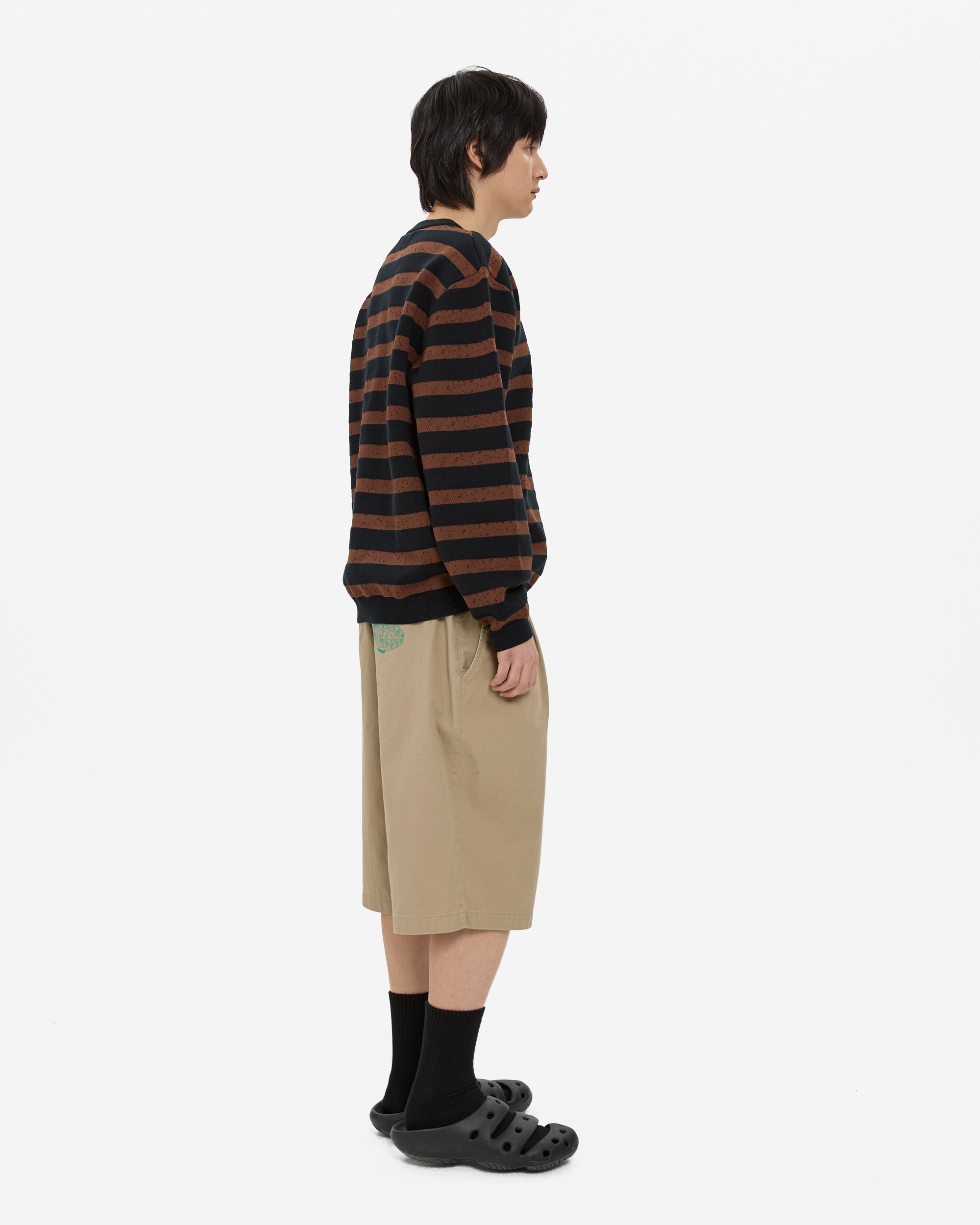 yeseyesee - C Logo Wide Shorts (Beige) product image 8 | TRAB K-Fashion Australia