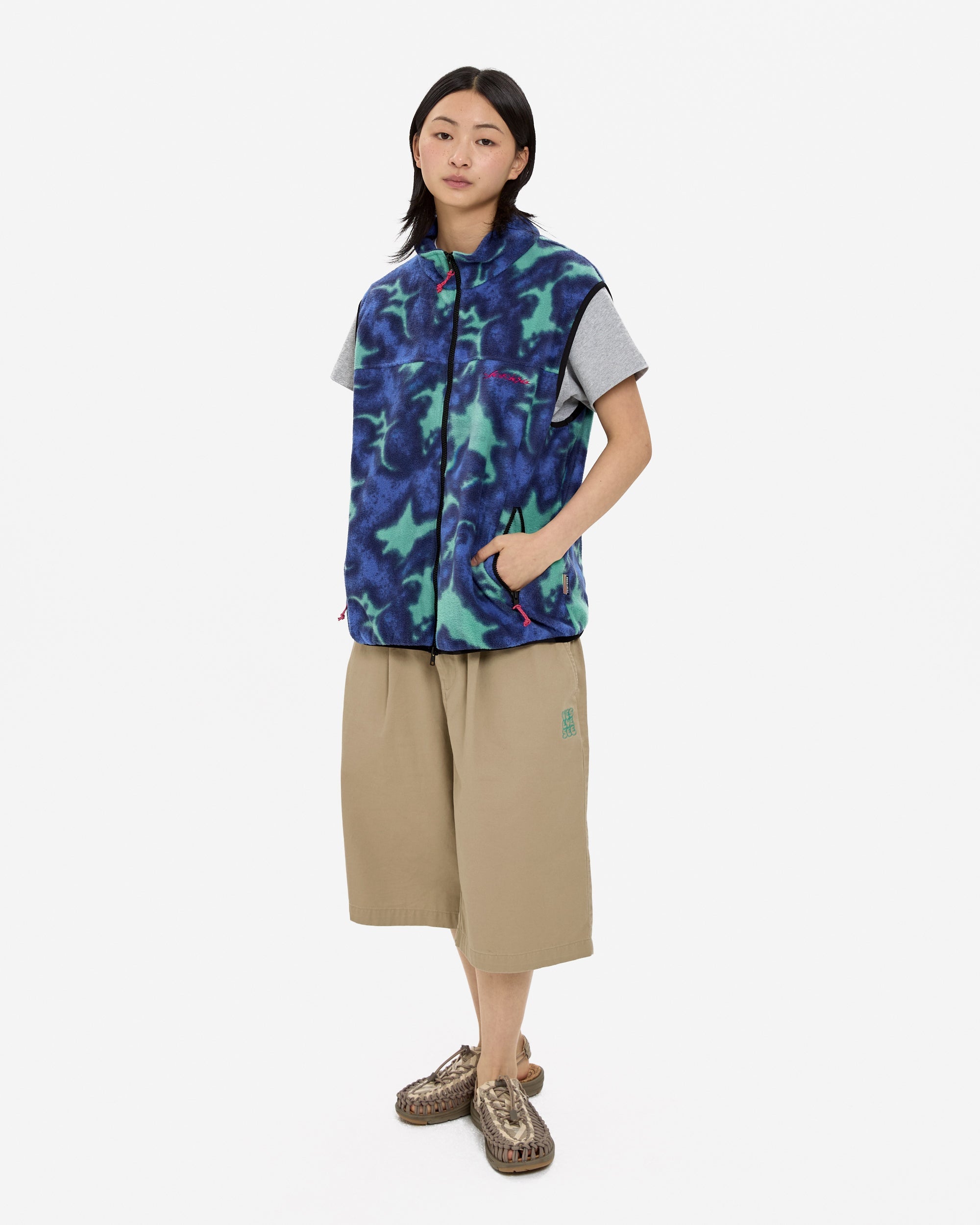 yeseyesee - C Logo Wide Shorts (Beige) product image 9 | TRAB K-Fashion Australia