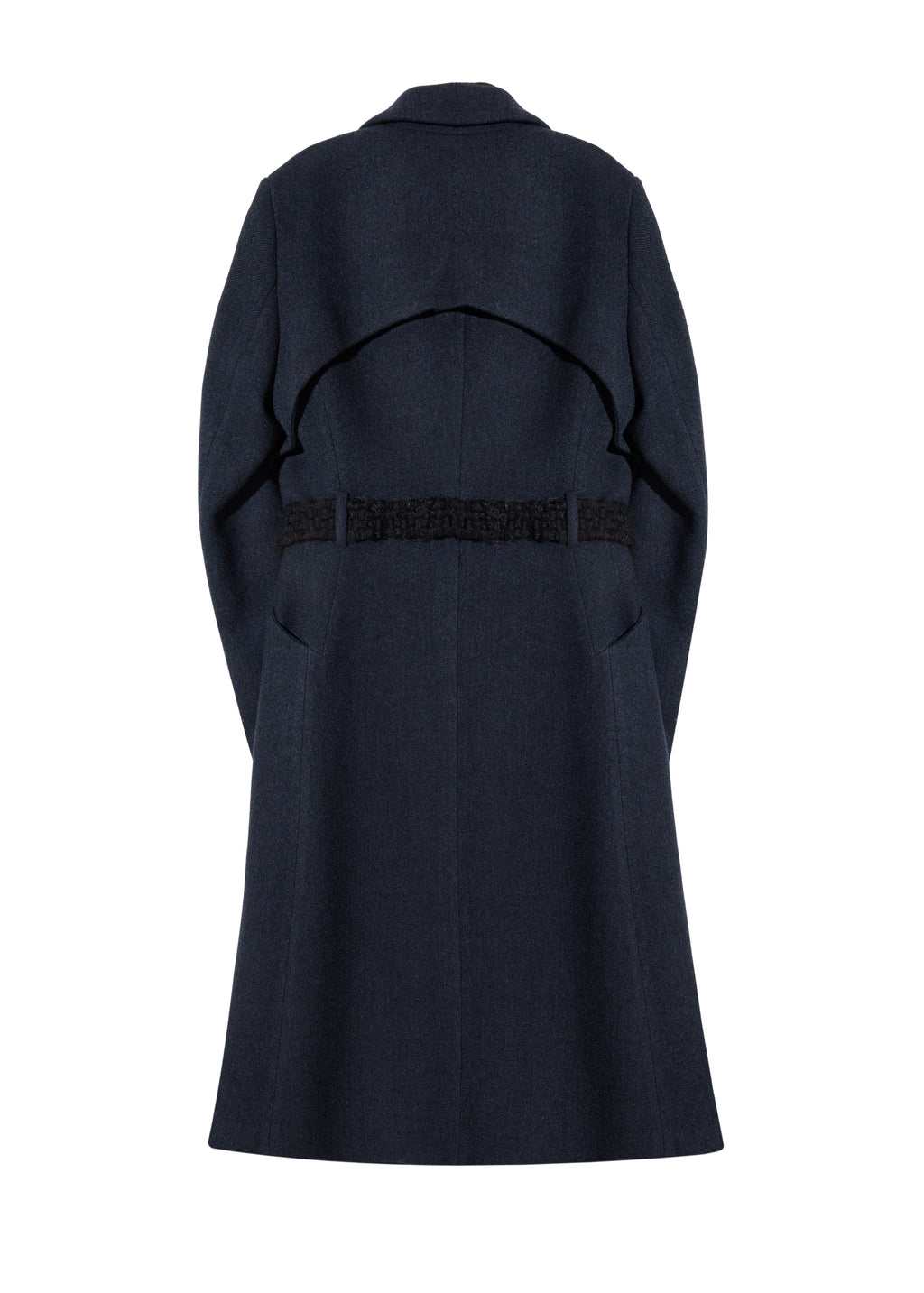 Hyein Seo - Ceramic Button Long Coat (Navy) product image 6 | TRAB K-Fashion Australia