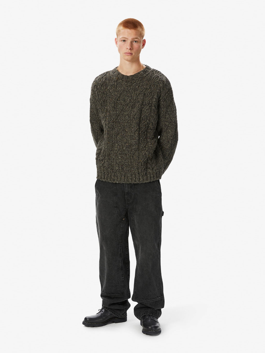 thisisneverthat - Cable Knit Sweater (Brown) product image 5 | TRAB K-Fashion Australia