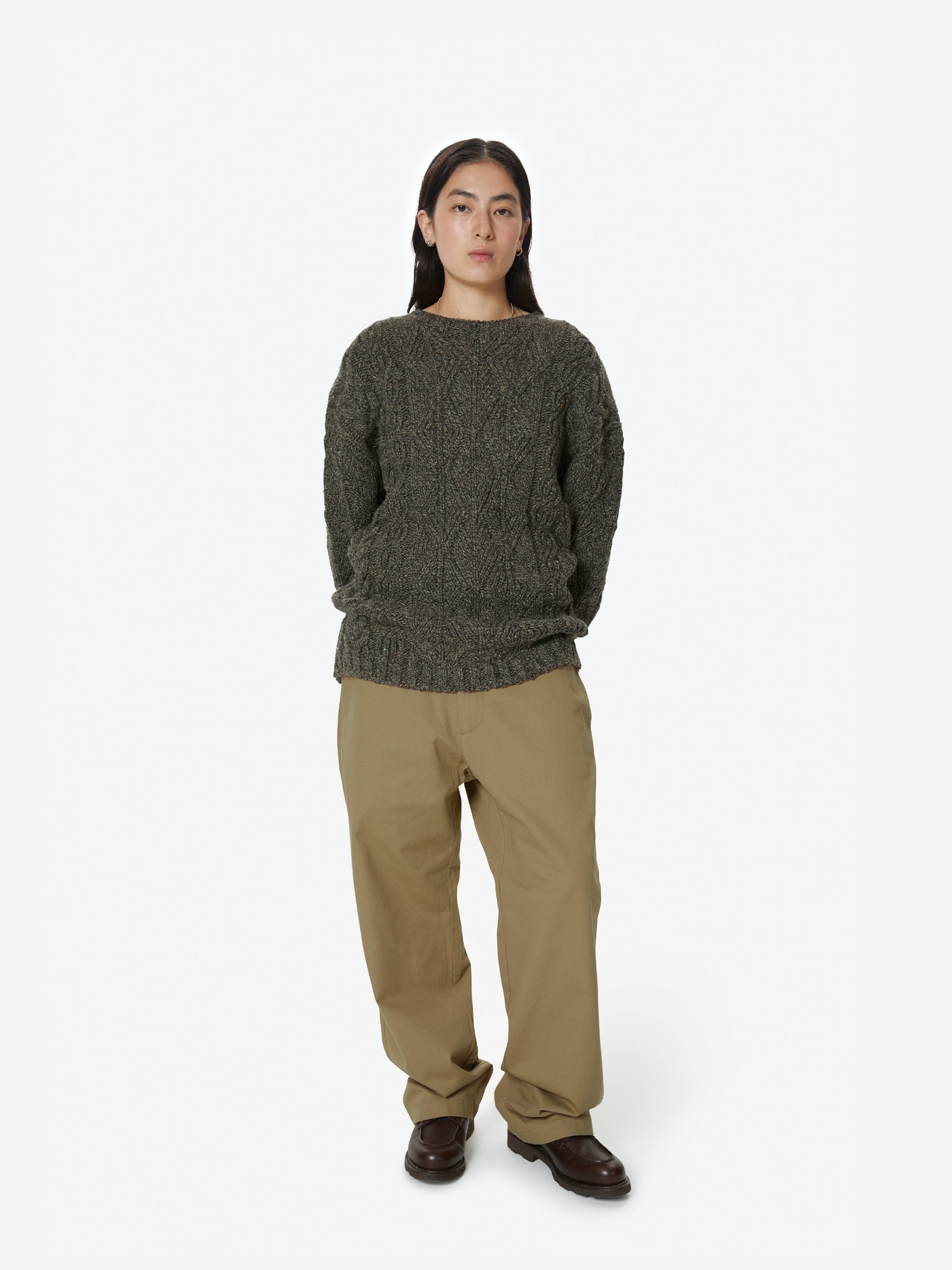 thisisneverthat - Cable Knit Sweater (Brown) product image 6 | TRAB K-Fashion Australia