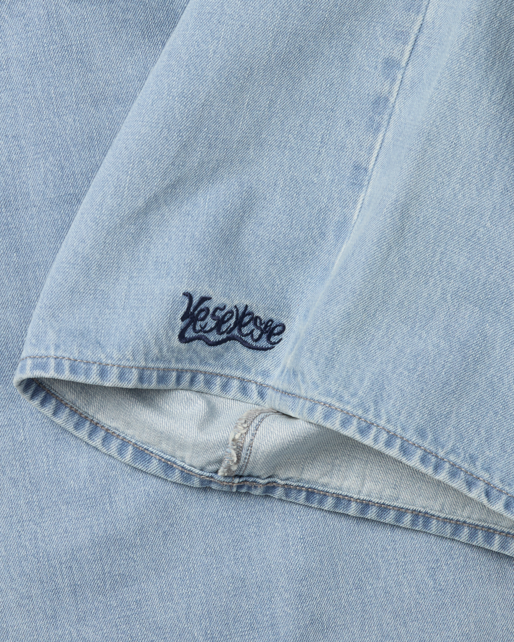 yeseyesee - Calf Cut Jort (Light Indigo) product image 4 | TRAB K-Fashion Australia