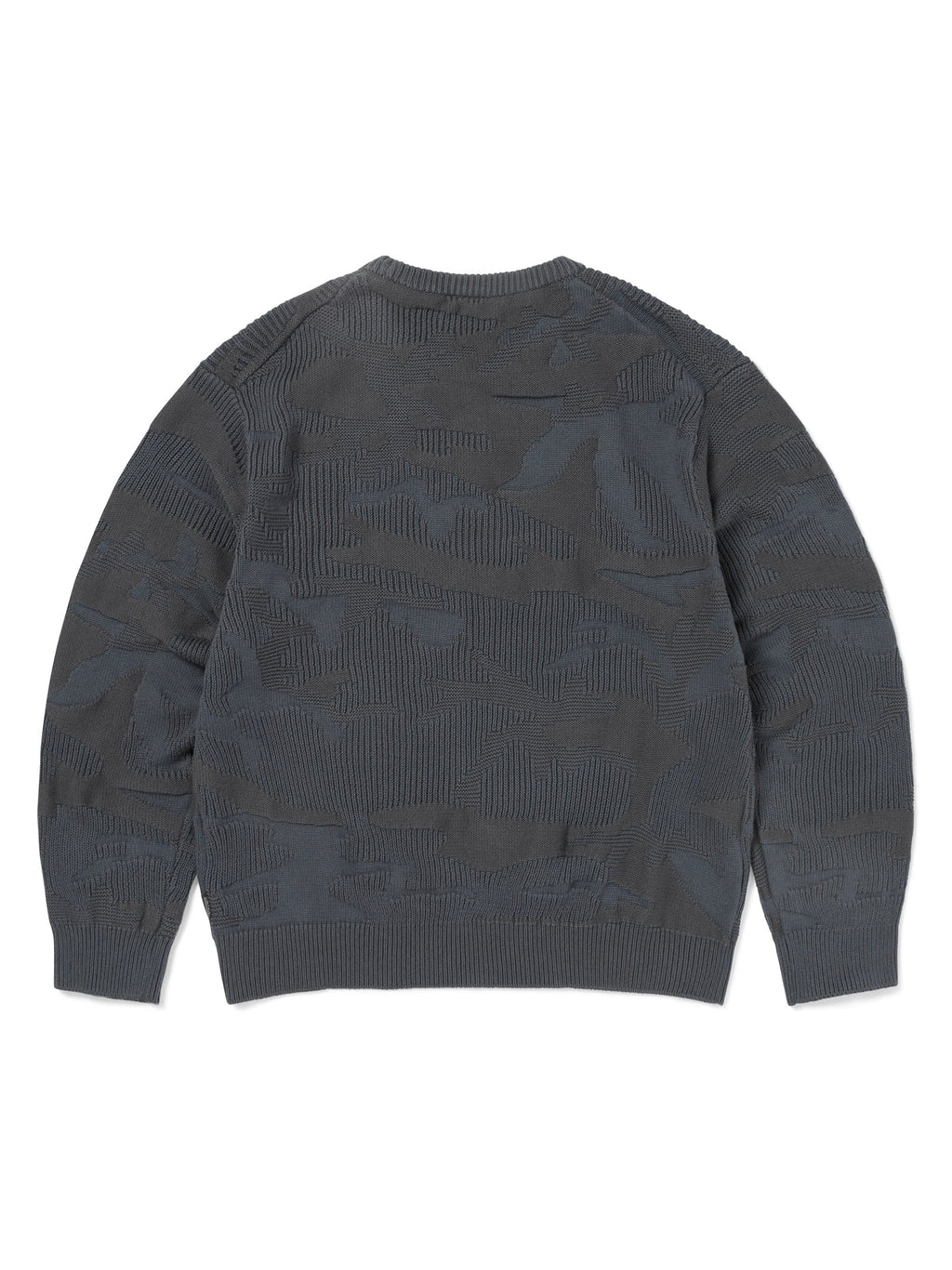 thisisneverthat - Camouflage Jacquard Knit Crew (Dark Navy) product image 3 | TRAB K-Fashion Australia