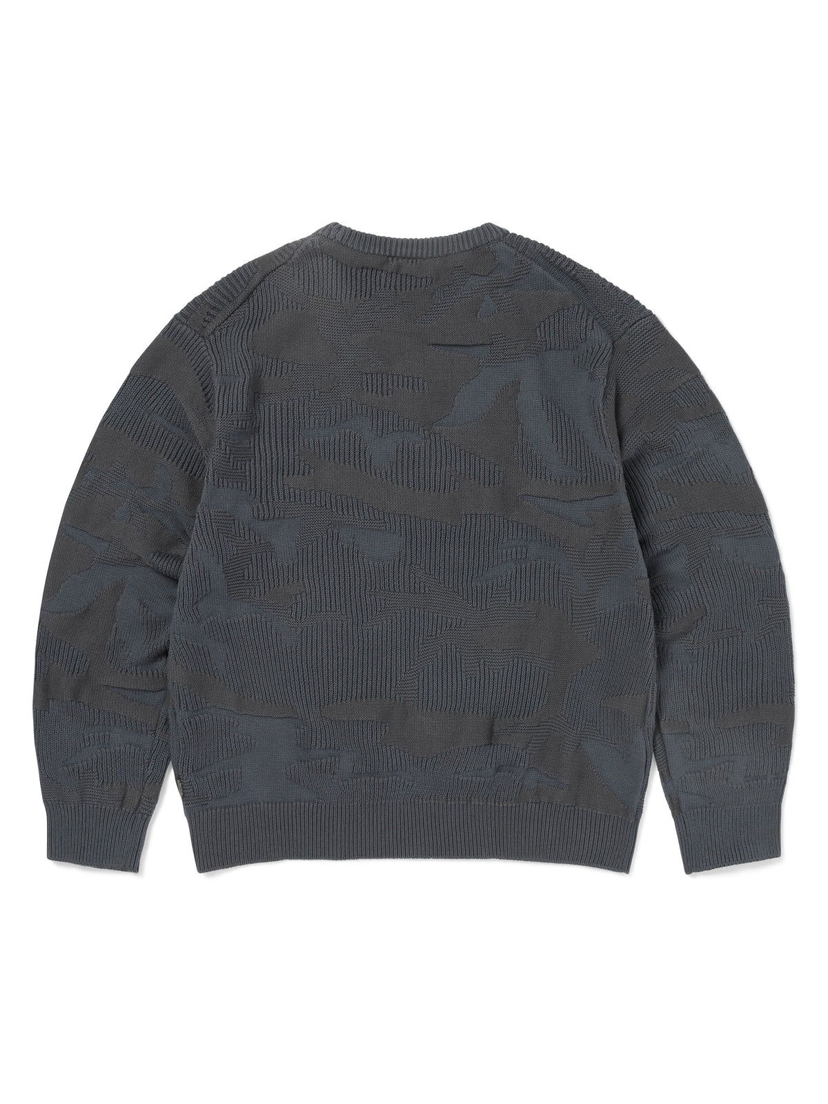 thisisneverthat - Camouflage Jacquard Knit Crew (Dark Navy) product image 3 | TRAB K-Fashion Australia