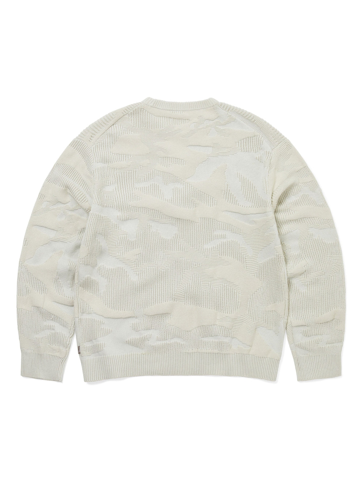 thisisneverthat - Camouflage Jacquard Knit Crew (Natural) product image 3 | TRAB K-Fashion Australia