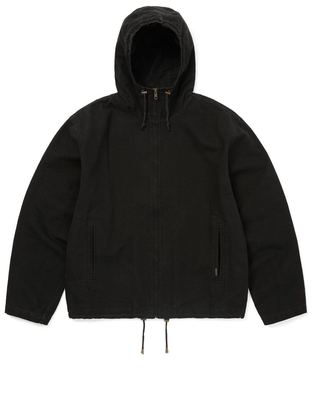 thisisneverthat - Canvas Hooded Jacket (Black) product image 1 | TRAB K-Fashion Australia