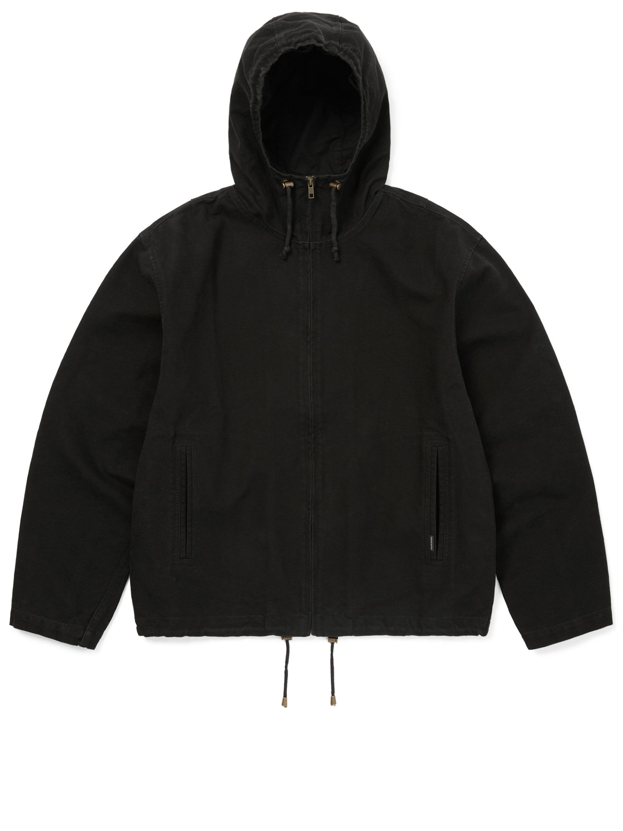 thisisneverthat - Canvas Hooded Jacket (Black) product image 1 | TRAB K-Fashion Australia