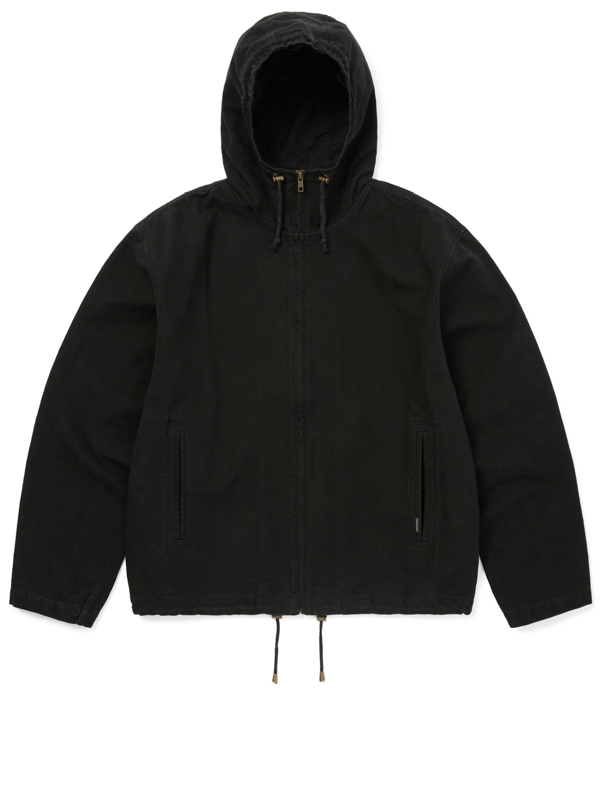 thisisneverthat - Canvas Hooded Jacket (Black) product image 1 | TRAB K-Fashion Australia