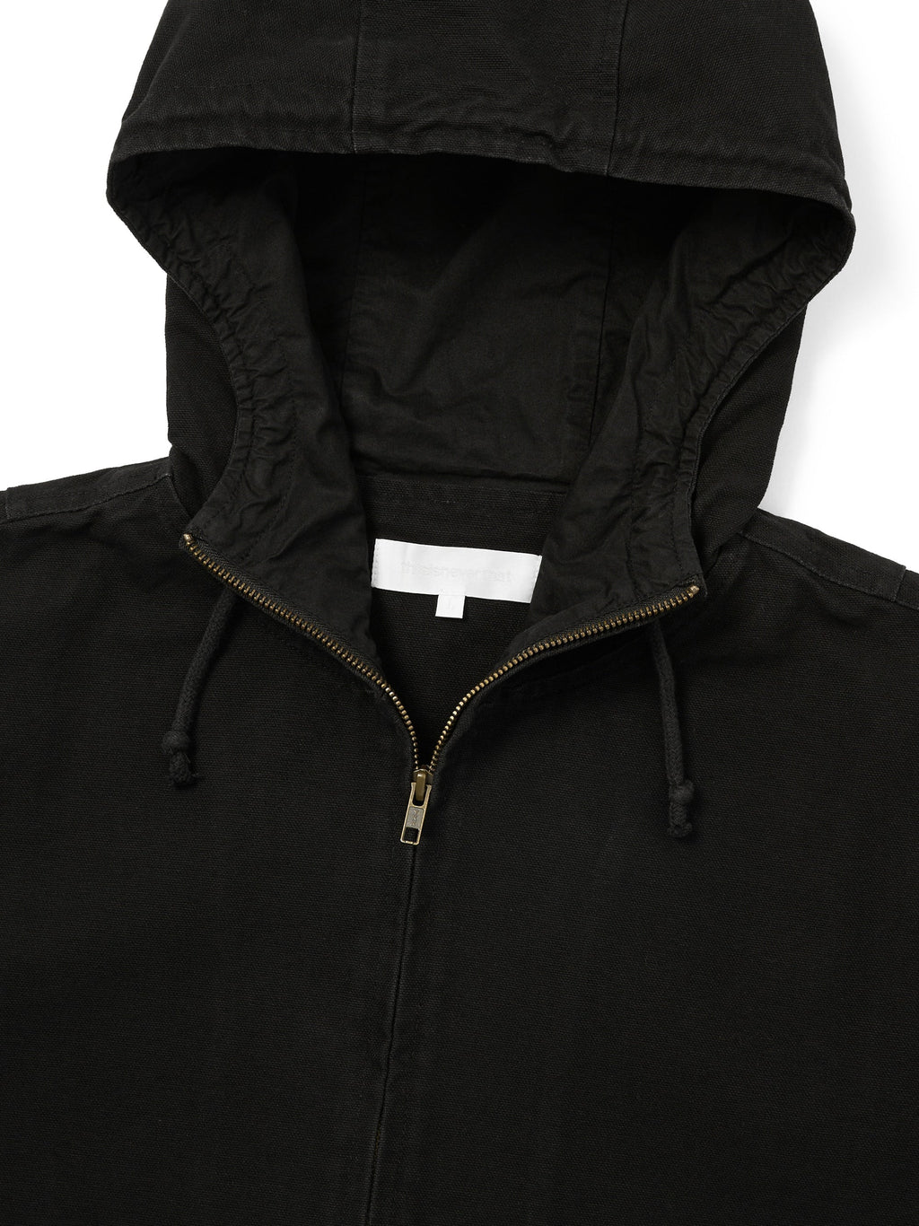 thisisneverthat - Canvas Hooded Jacket (Black) product image 2 | TRAB K-Fashion Australia