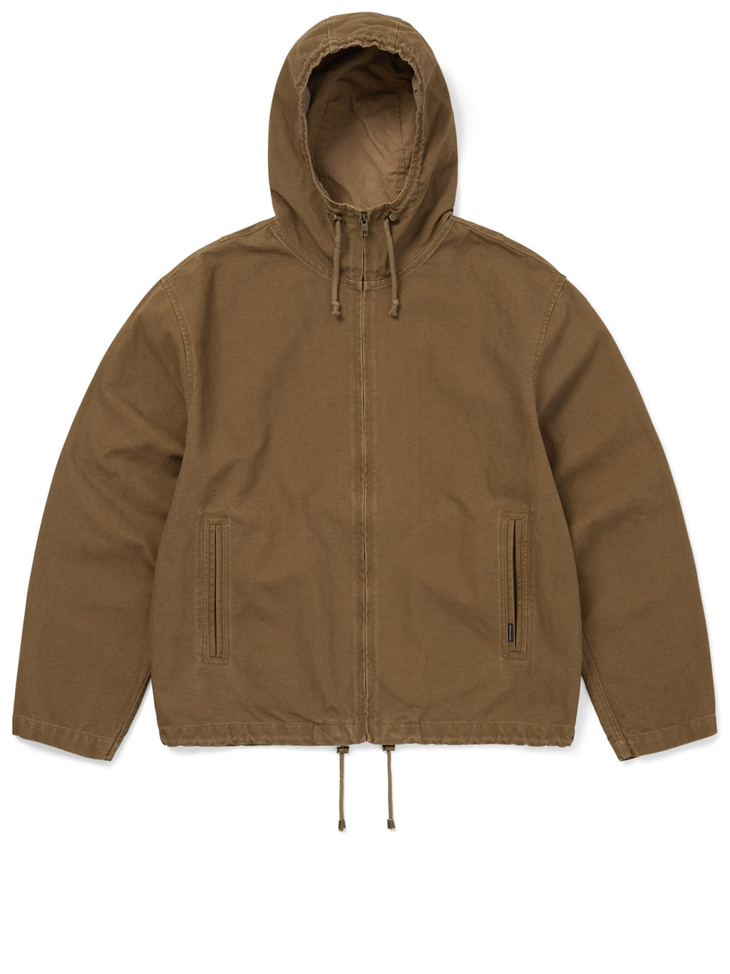 thisisneverthat - Canvas Hooded Jacket (Light Brown) product image 1 | TRAB K-Fashion Australia