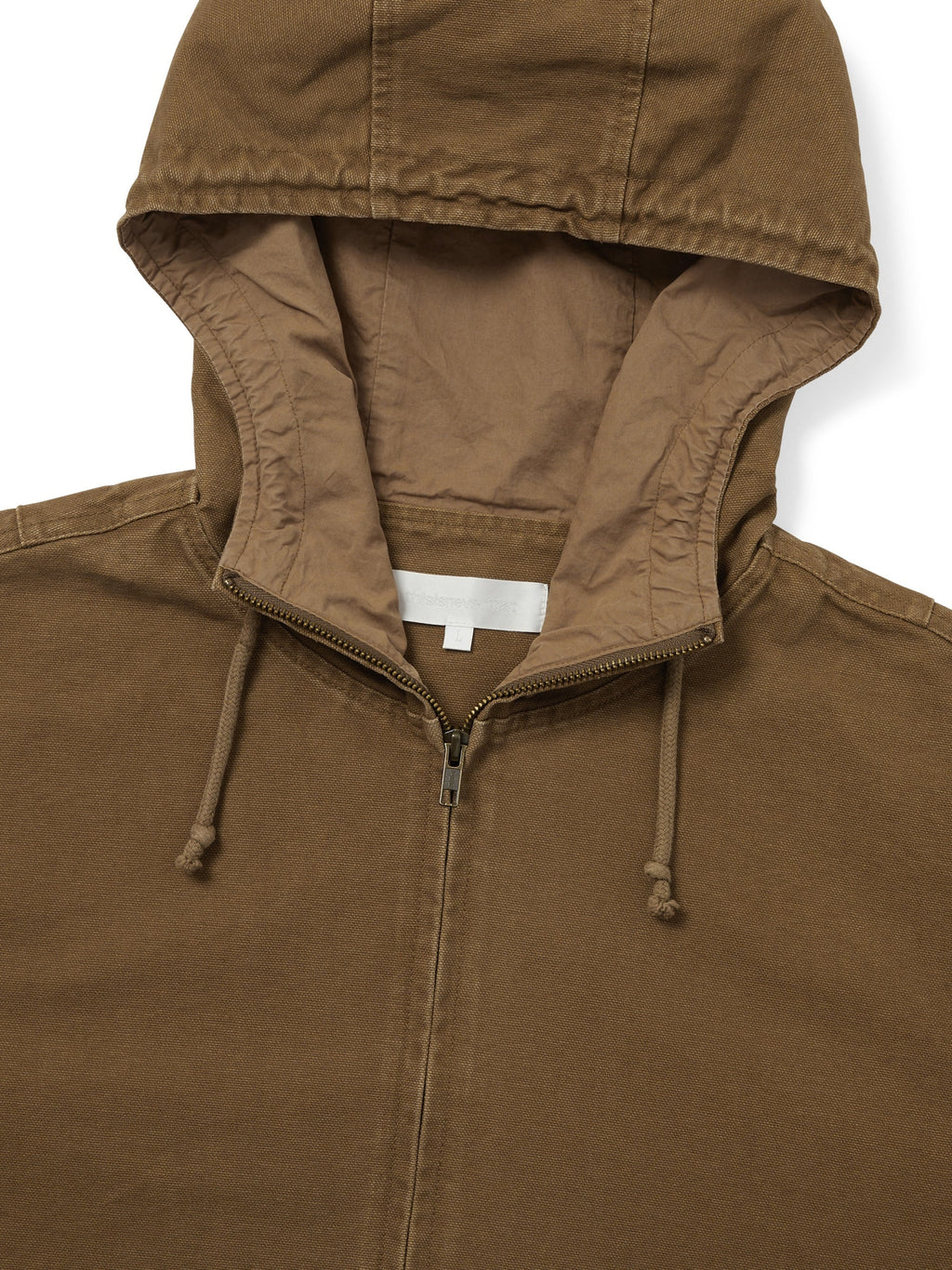 thisisneverthat - Canvas Hooded Jacket (Light Brown) product image 2 | TRAB K-Fashion Australia