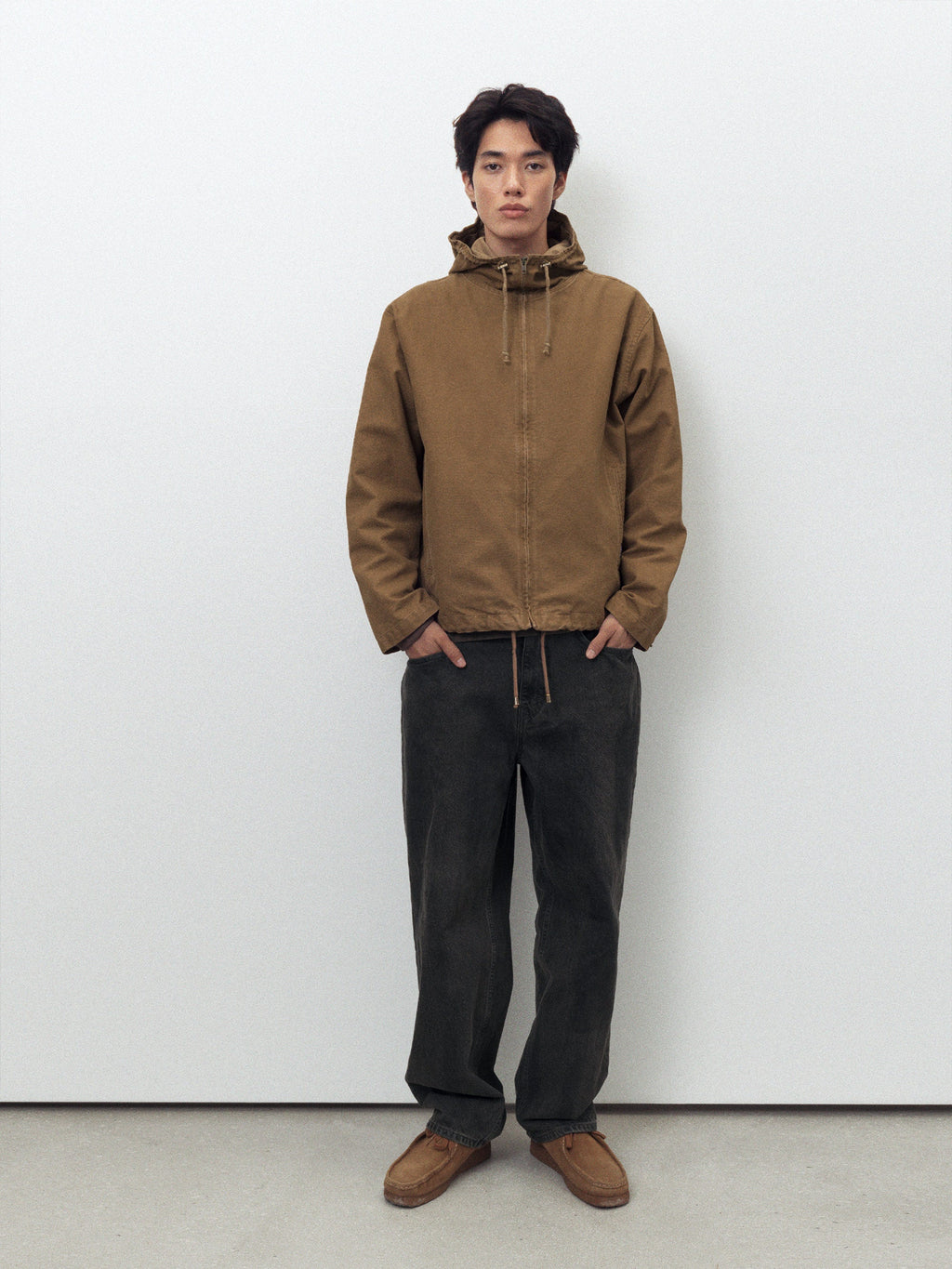 thisisneverthat - Canvas Hooded Jacket (Light Brown) product image 7 | TRAB K-Fashion Australia