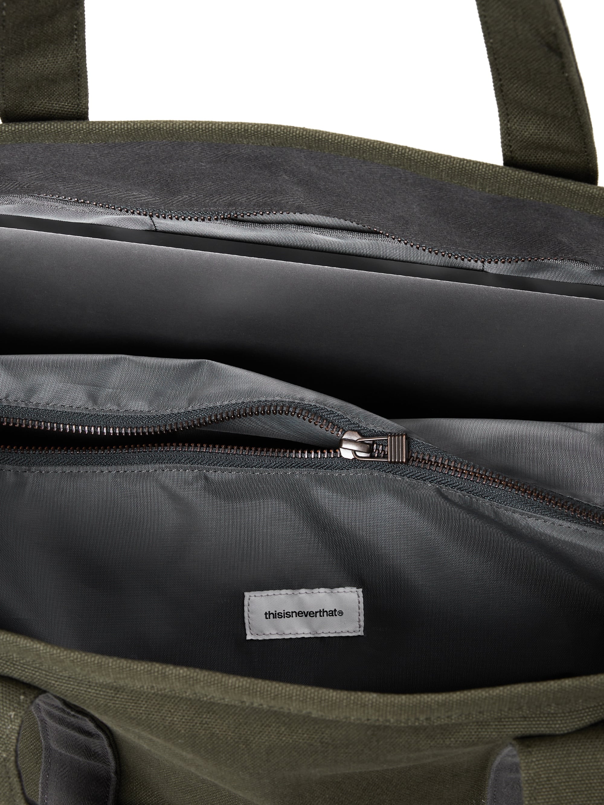 thisisneverthat - Canvas Tote (olive) product image 4 | TRAB K-Fashion Australia