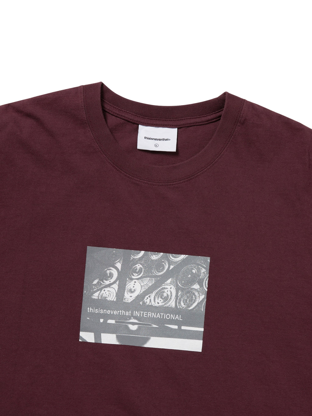 thisisneverthat - Capture Tee (Burgundy) product image 2 | TRAB K-Fashion Australia