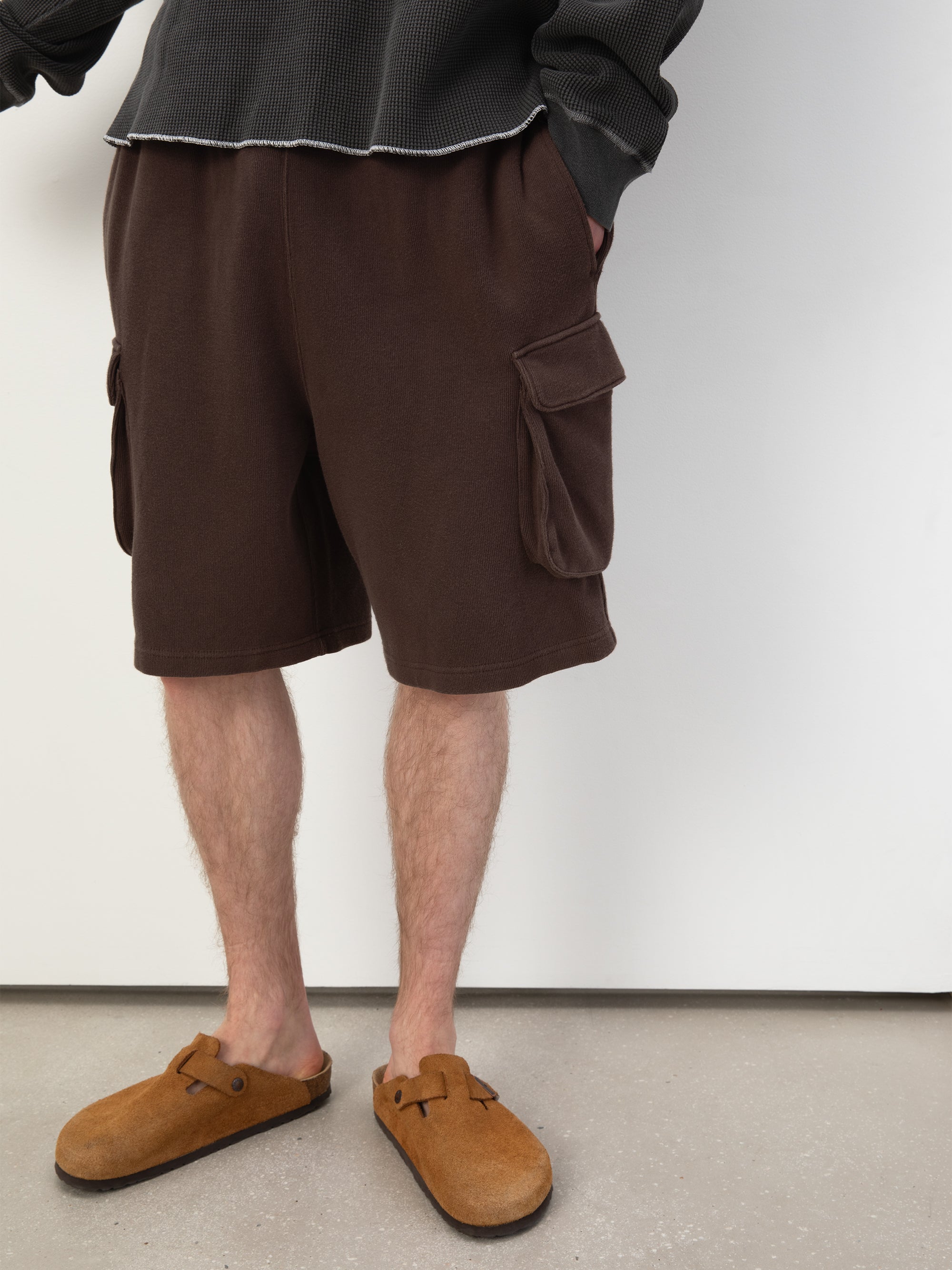thisisneverthat - Cargo Sweatshort (Dark Chocolate) product image 8 | TRAB K-Fashion Australia