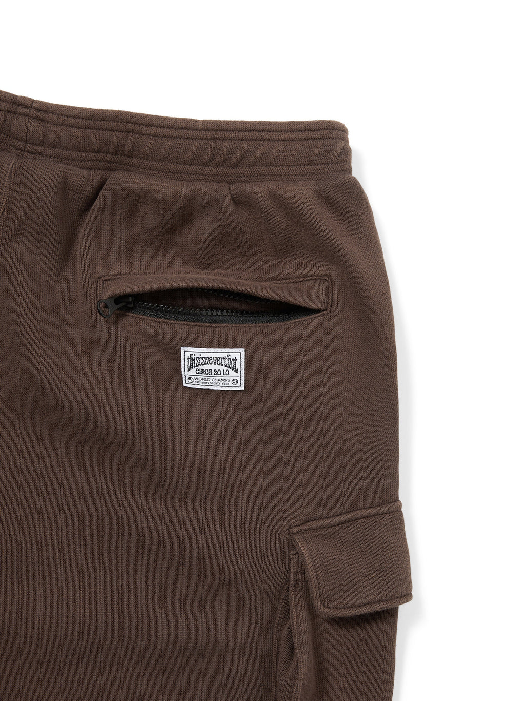 thisisneverthat - Cargo Sweatshort (Dark Chocolate) product image 5 | TRAB K-Fashion Australia