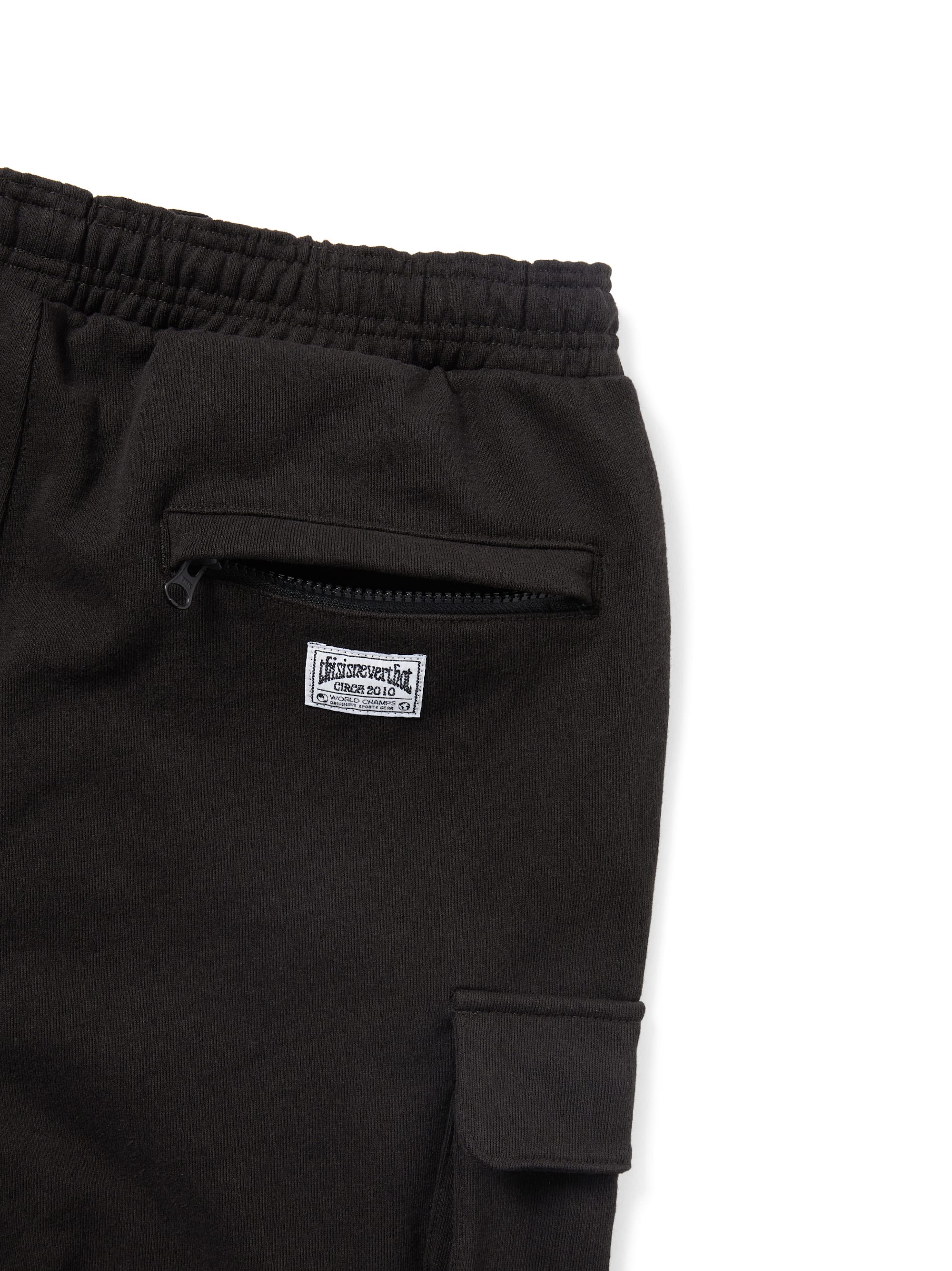 thisisneverthat - Cargo Sweatshort (Off Black) product image 3 | TRAB K-Fashion Australia