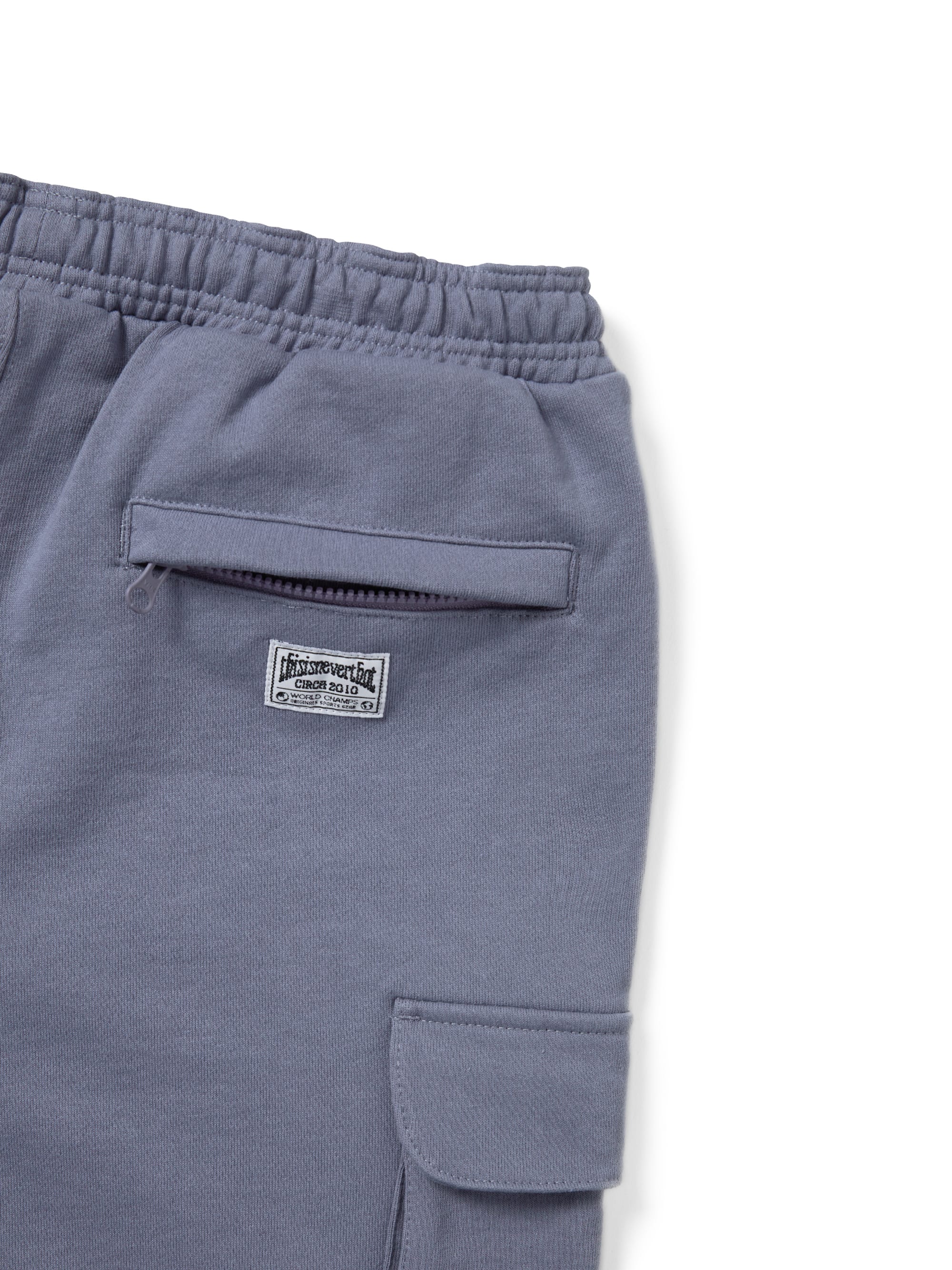thisisneverthat - Cargo Sweatshort (Purple Grey) product image 3 | TRAB K-Fashion Australia