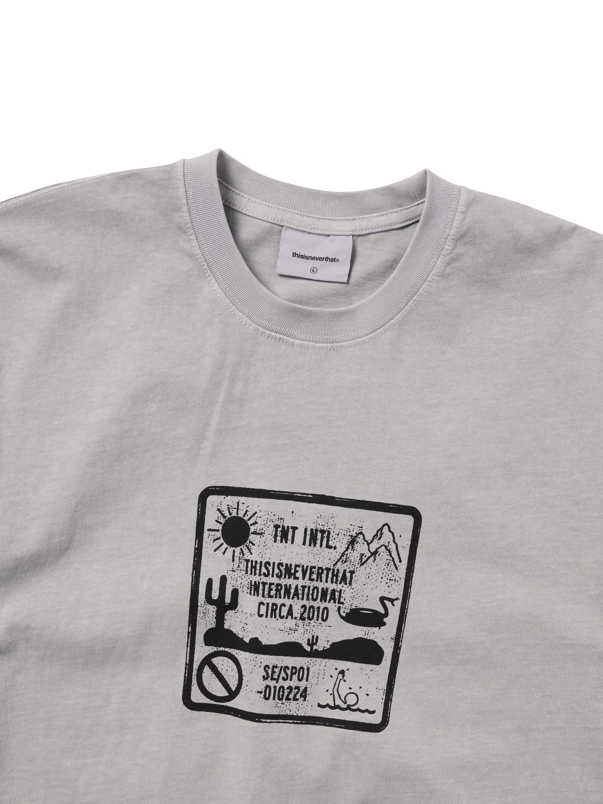 thisisneverthat - Caution Sign Tee (Grey) product image 2 | TRAB K-Fashion Australia