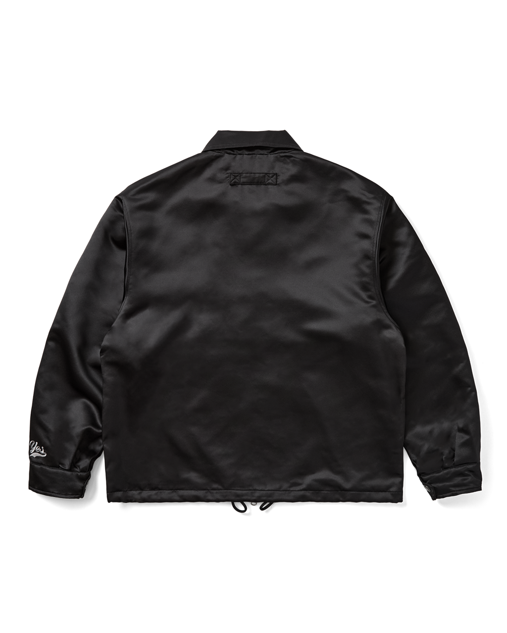 yeseyesee - Chain Stitch Logo Coach Jacket (Black) product image 2 | TRAB K-Fashion Australia