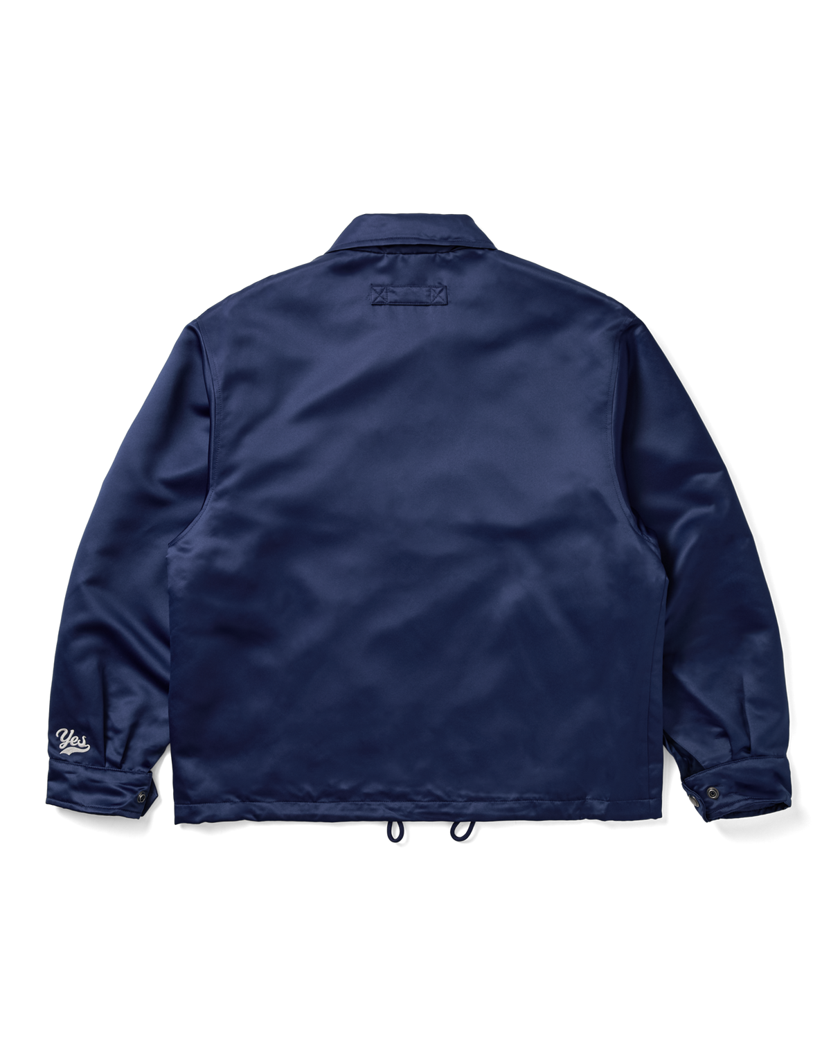 yeseyesee - Chain Stitch Logo Coach Jacket (Navy) product image 2 | TRAB K-Fashion Australia