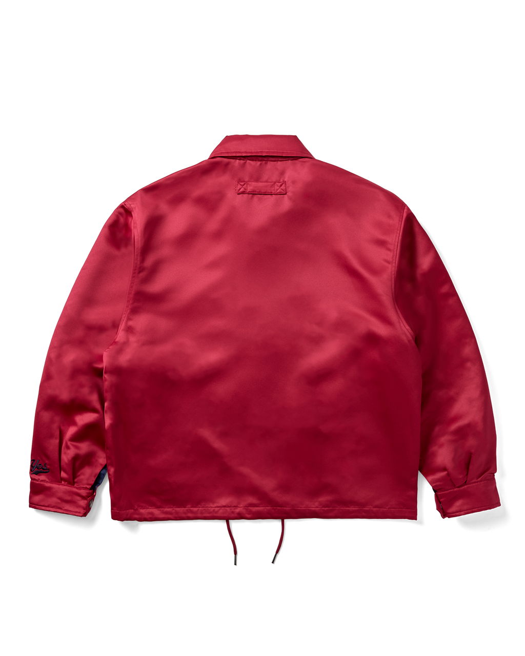 yeseyesee - Chain Stitch Logo Coach Jacket (Red) product image 2 | TRAB K-Fashion Australia