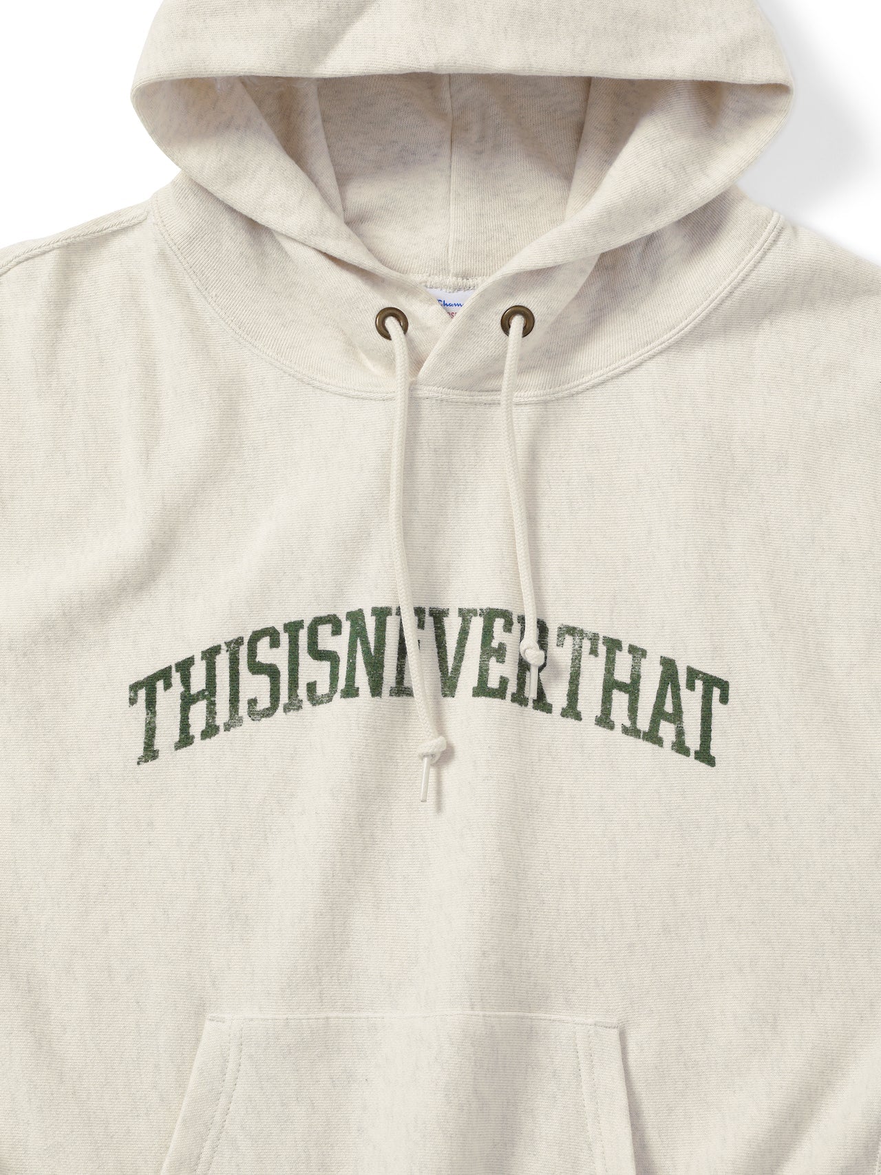 thisisneverthat - Champion TNT Reverse Weave® Hoodie (Oatmeal) product image 2 | TRAB K-Fashion Australia