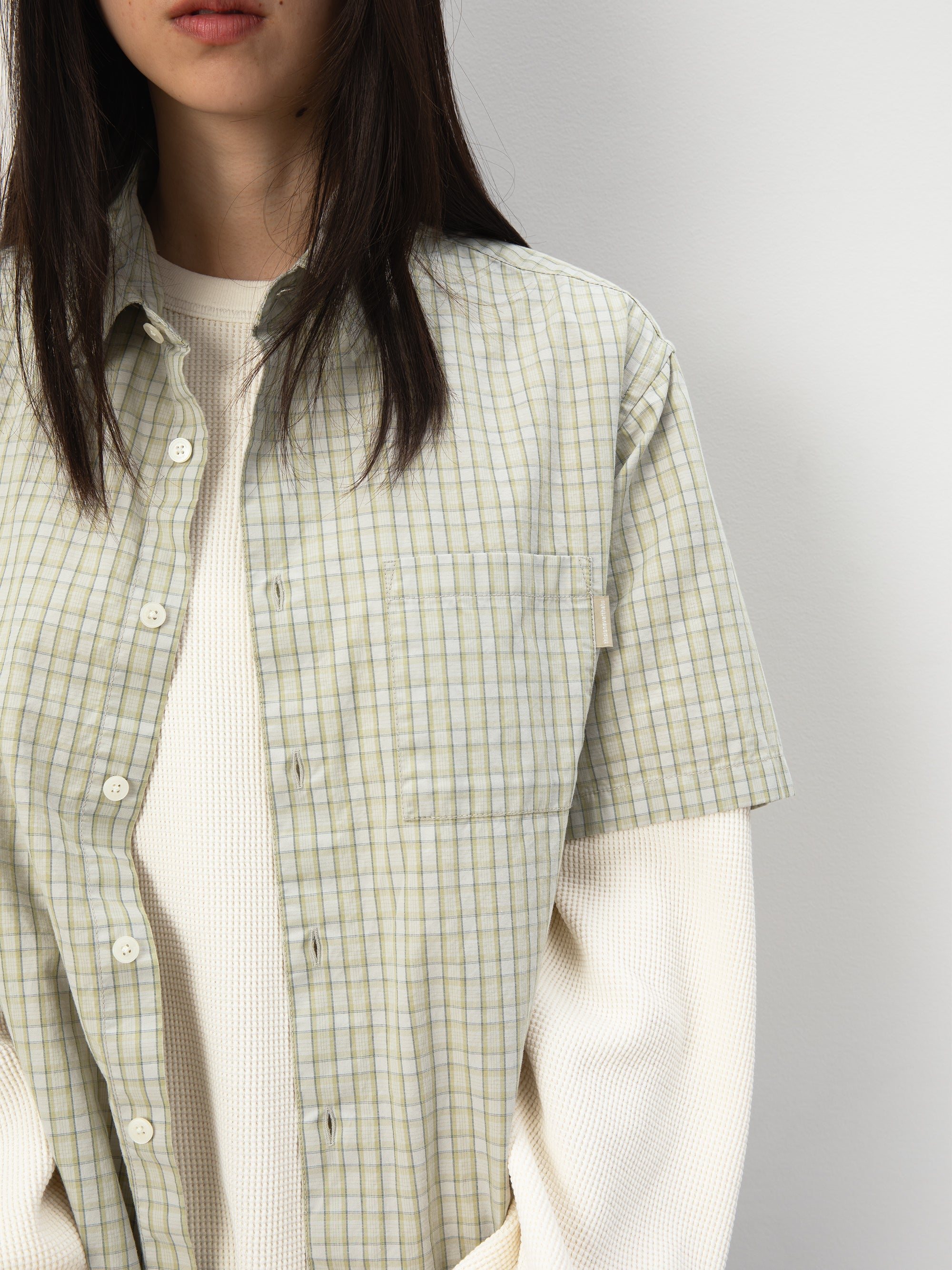 thisisneverthat - Check S/S Shirt (Lemon) product image 5 | TRAB K-Fashion Australia