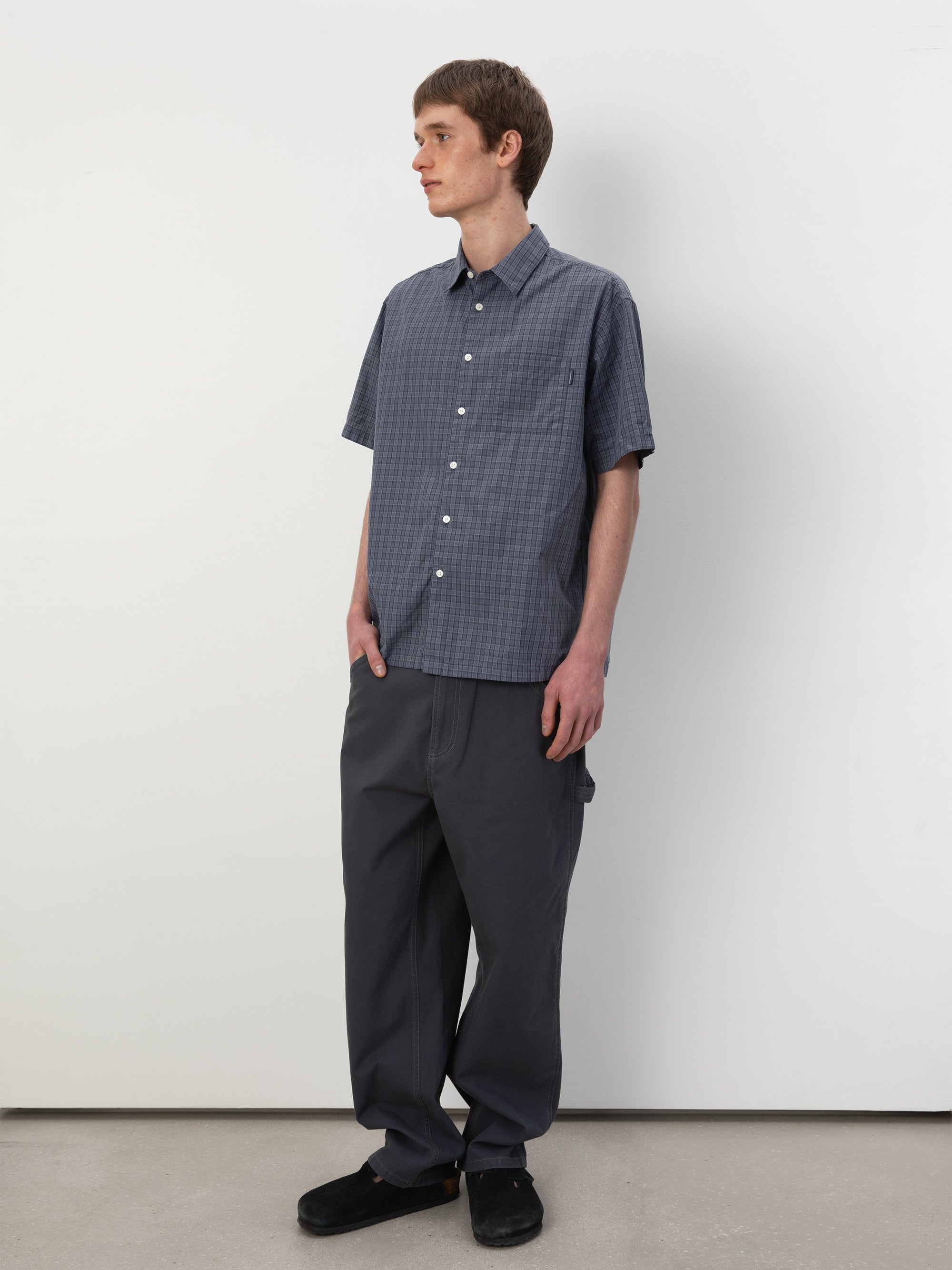 thisisneverthat - Check S/S Shirt (Navy) product image 4 | TRAB K-Fashion Australia