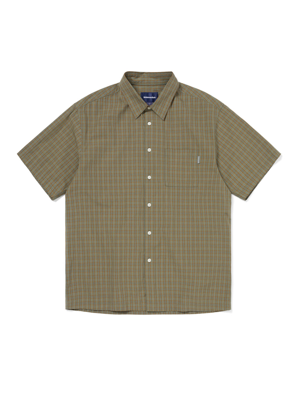 thisisneverthat - Check S/S Shirt (Brown) product image 1 | TRAB K-Fashion Australia