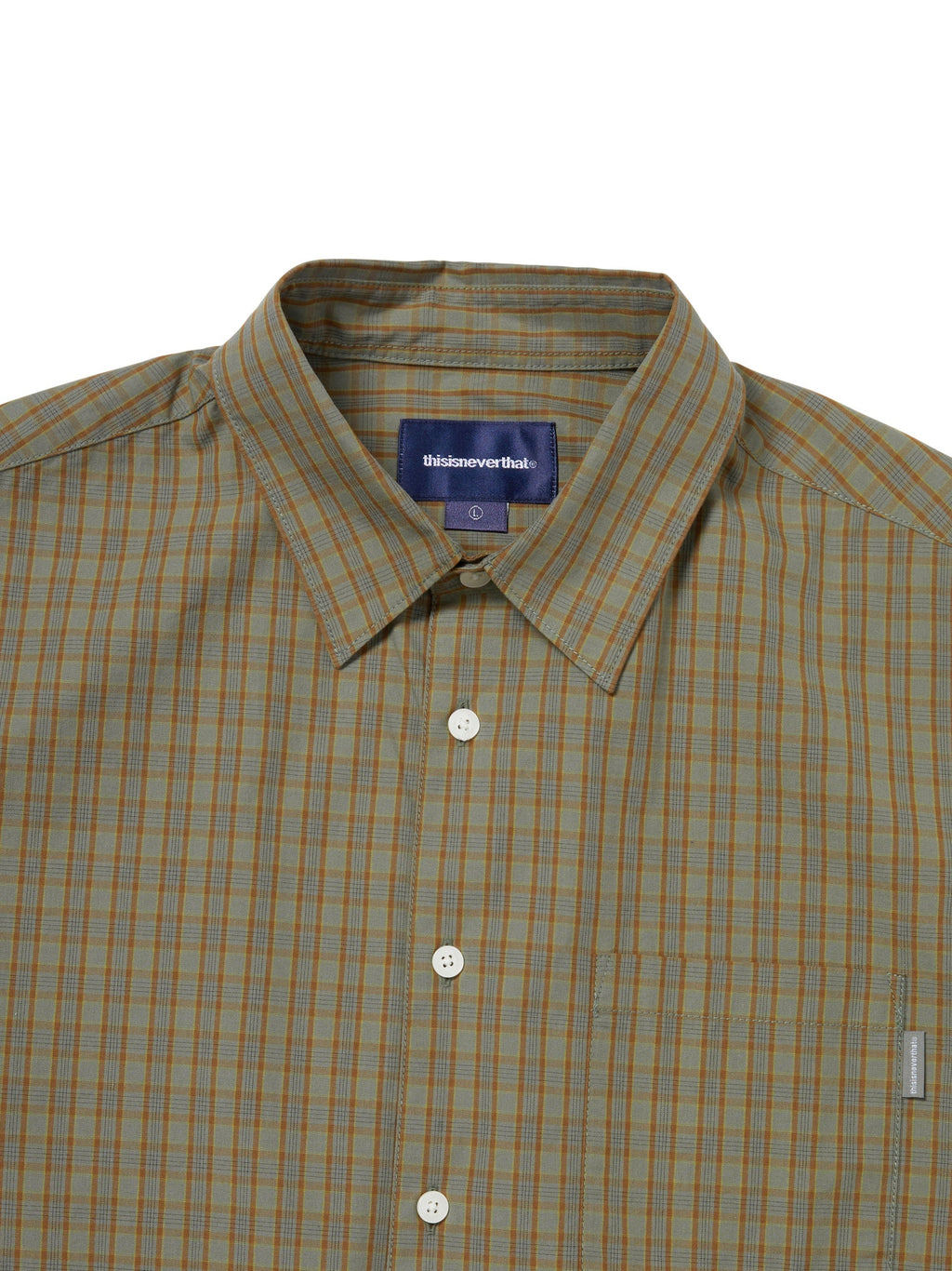 thisisneverthat - Check S/S Shirt (Brown) product image 2 | TRAB K-Fashion Australia