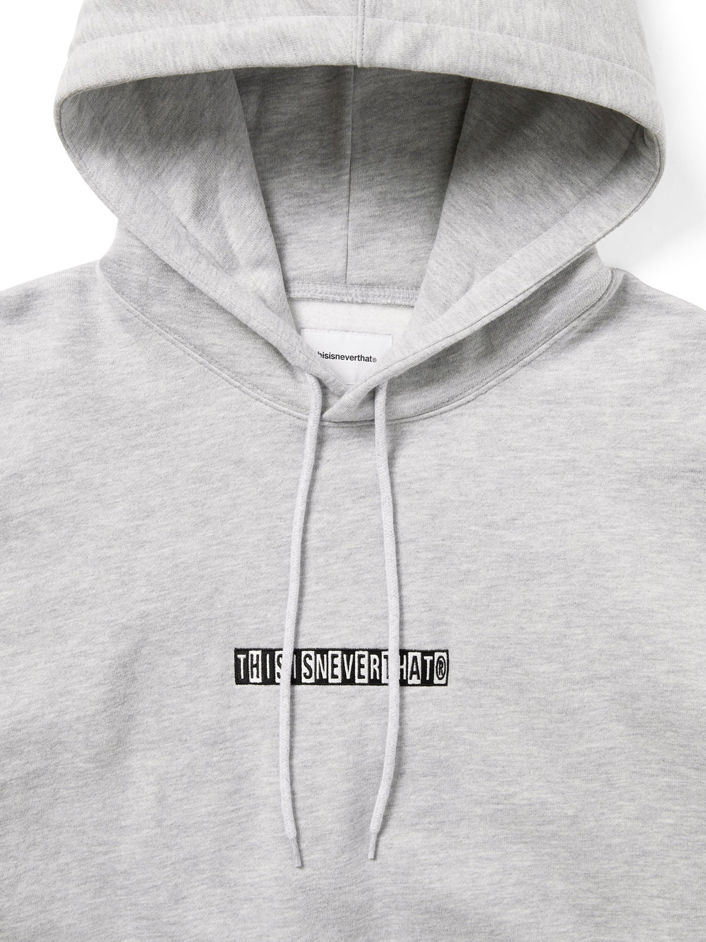thisisneverthat - Checkerboard Logo Hoodie (Grey) product image 2 | TRAB K-Fashion Australia