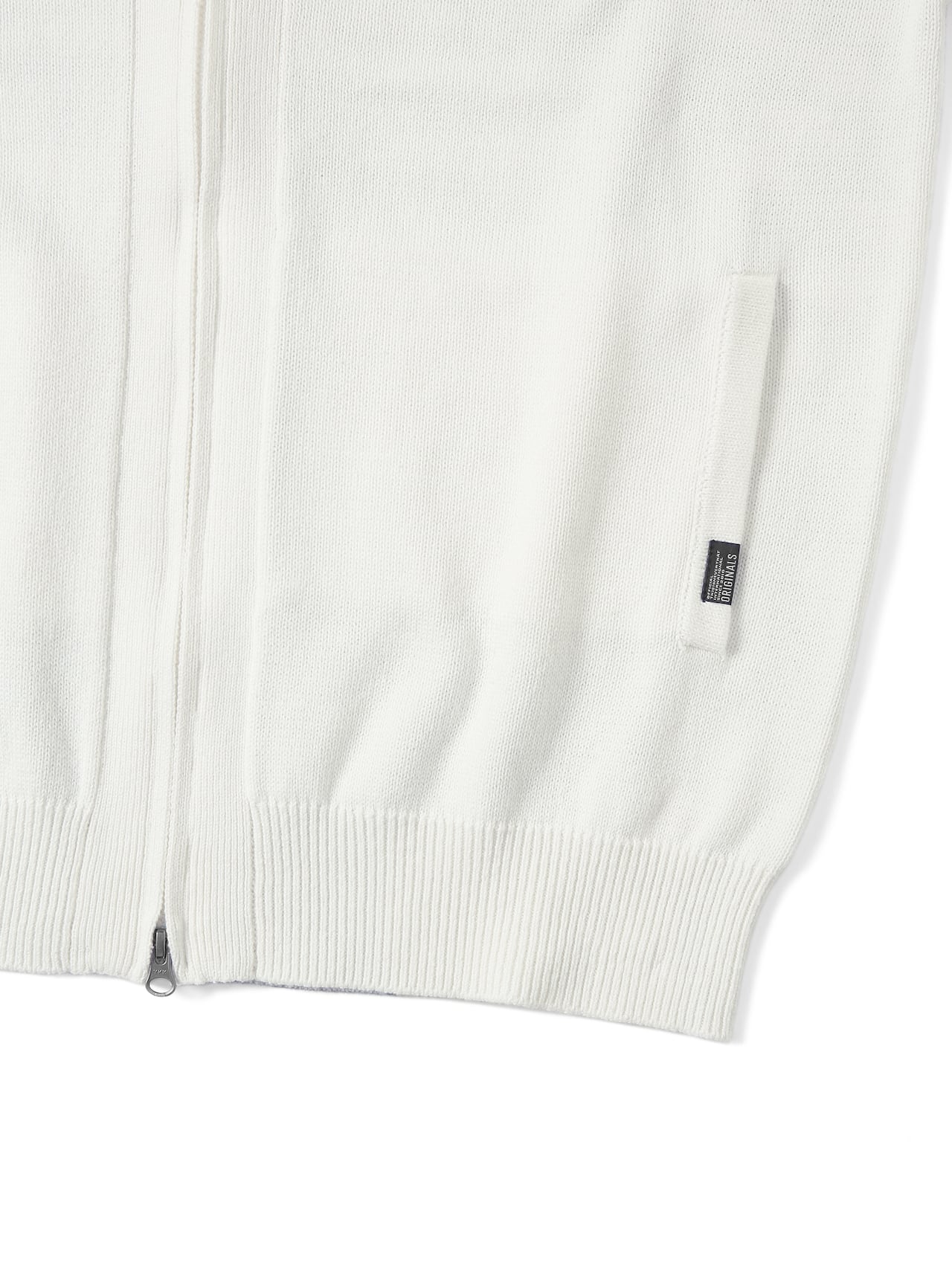 thisisneverthat - Chess Zip Cardigan (White) product image 5 | TRAB K-Fashion Australia