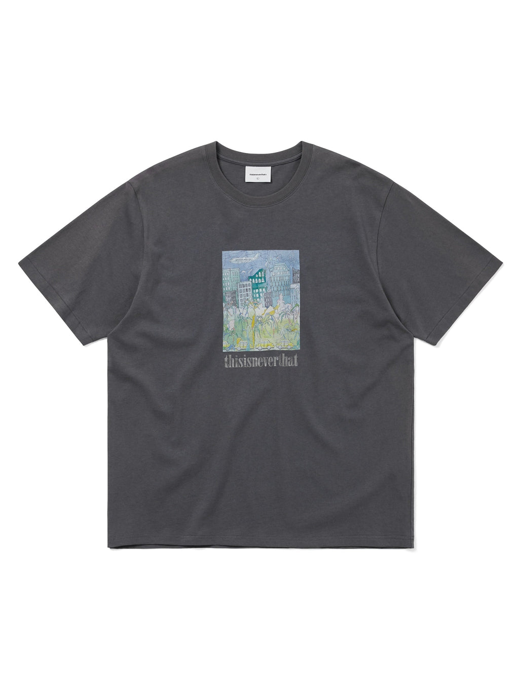 thisisneverthat - City & Park Tee Dark (Grey) product image 1 | TRAB K-Fashion Australia