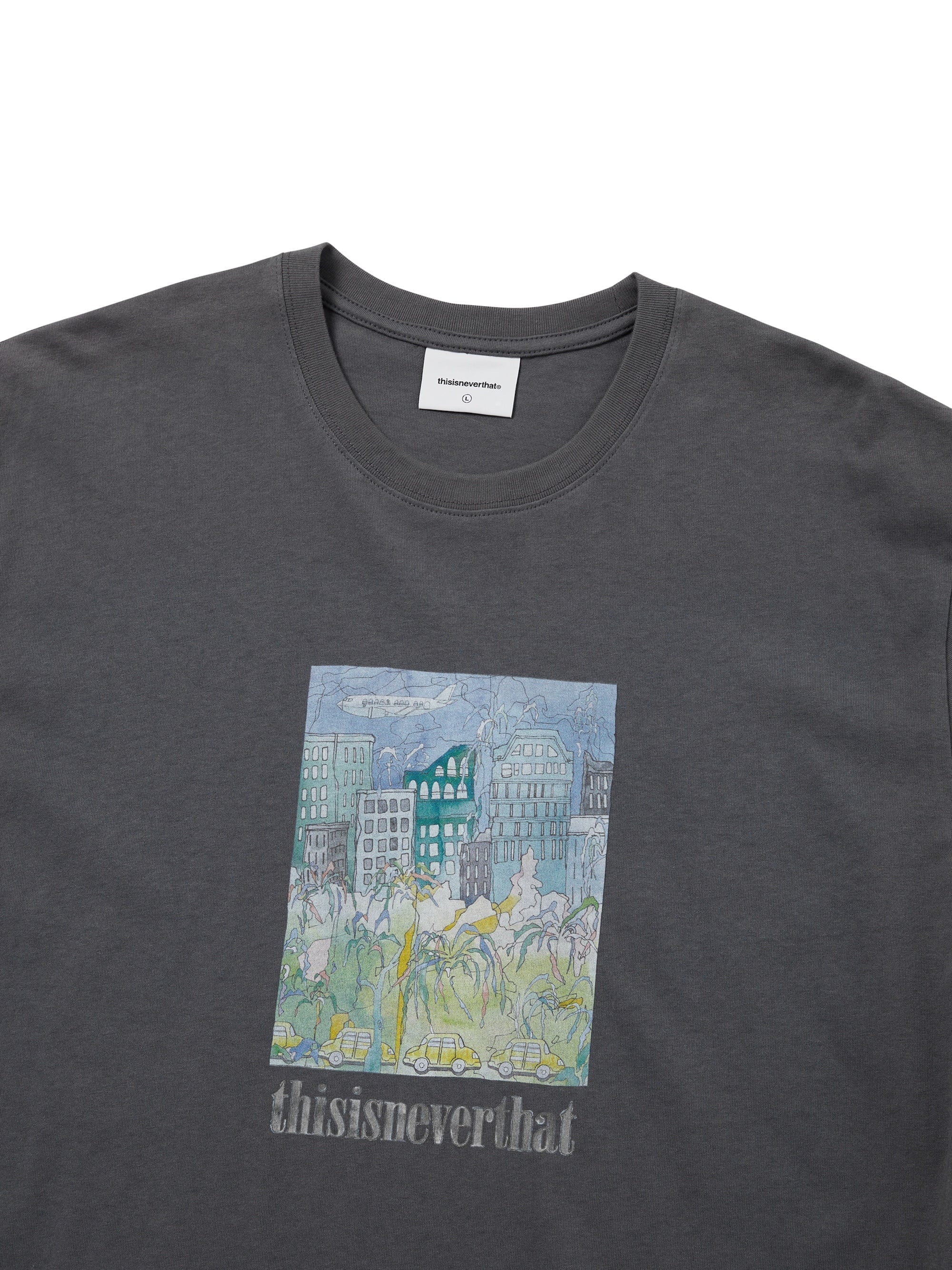 thisisneverthat - City & Park Tee Dark (Grey) product image 2 | TRAB K-Fashion Australia