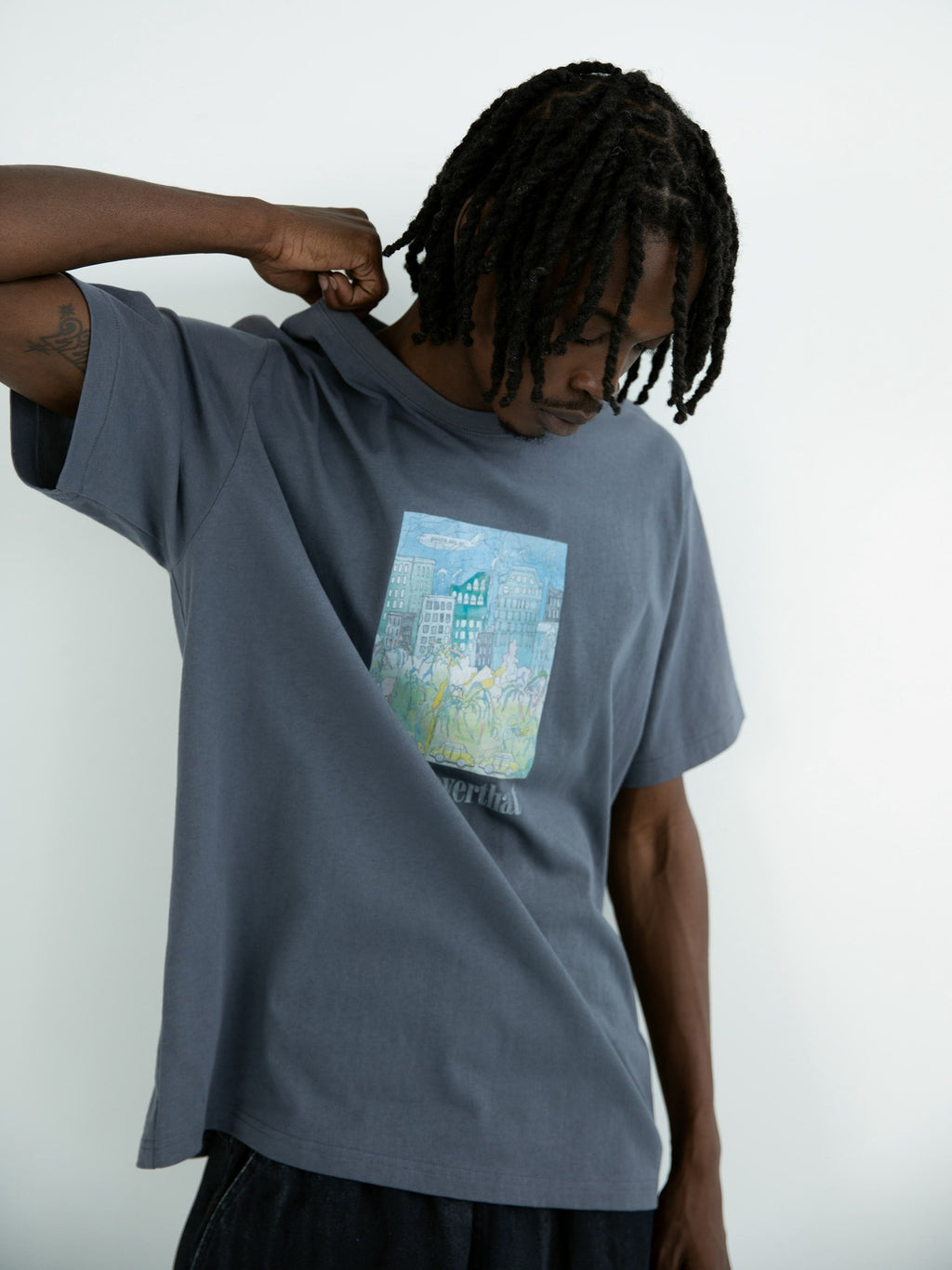 thisisneverthat - City & Park Tee Dark (Grey) product image 4 | TRAB K-Fashion Australia