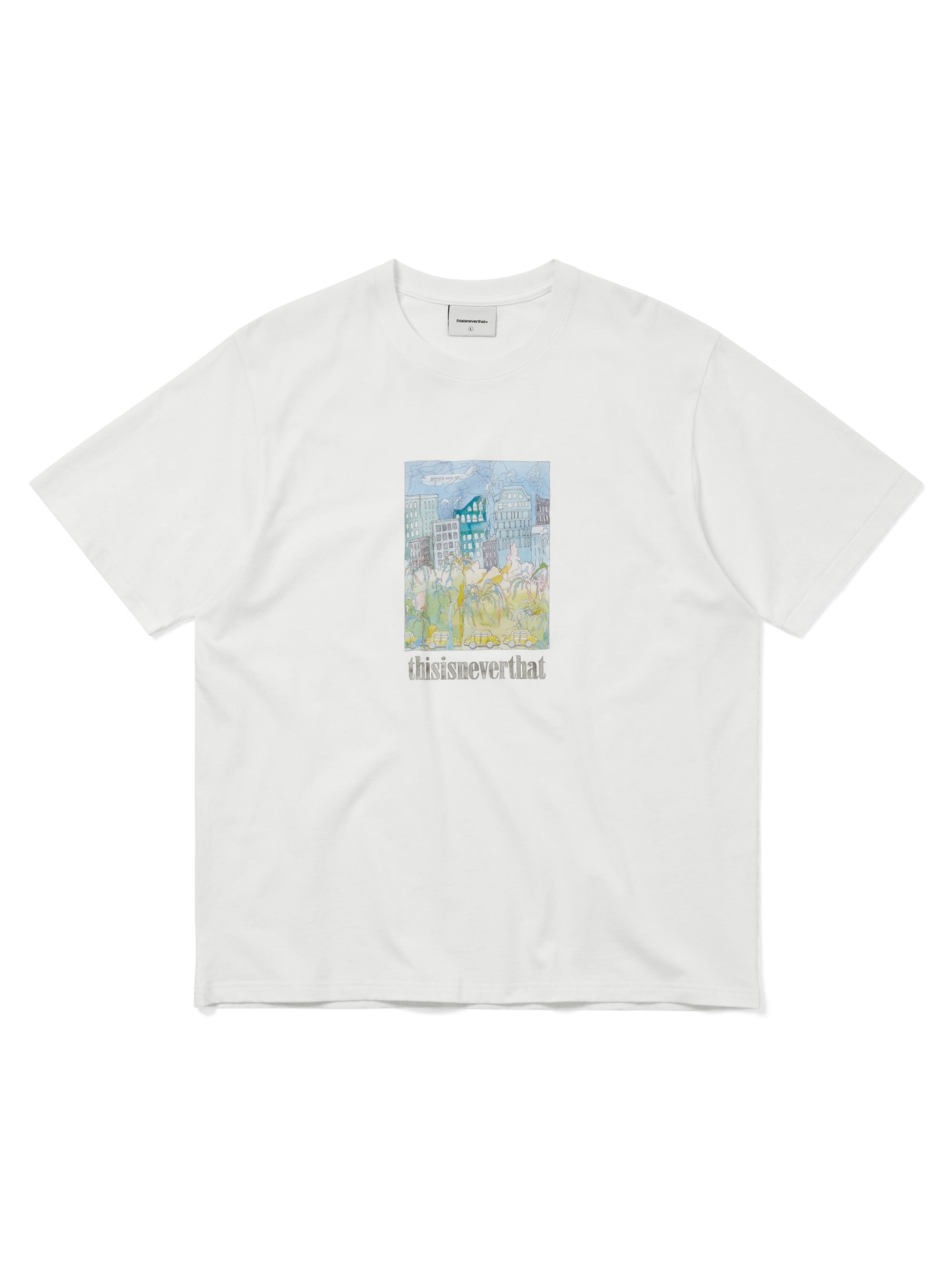 thisisneverthat - City & Park Tee (Dark White) product image 1 | TRAB K-Fashion Australia