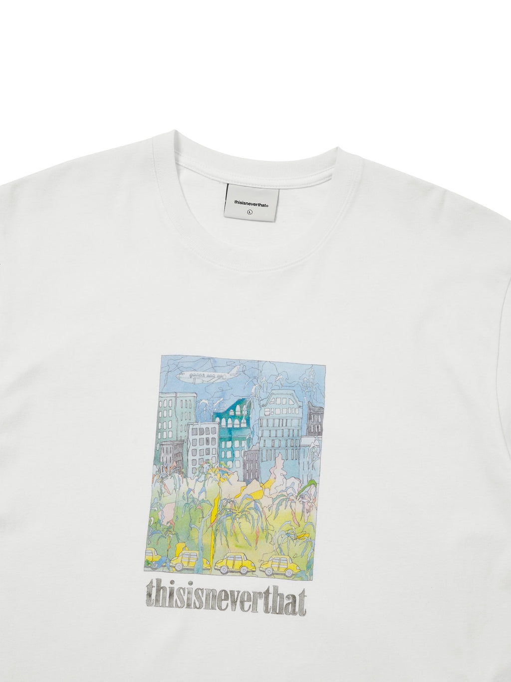 thisisneverthat - City & Park Tee (White) product image 2 | TRAB K-Fashion Australia