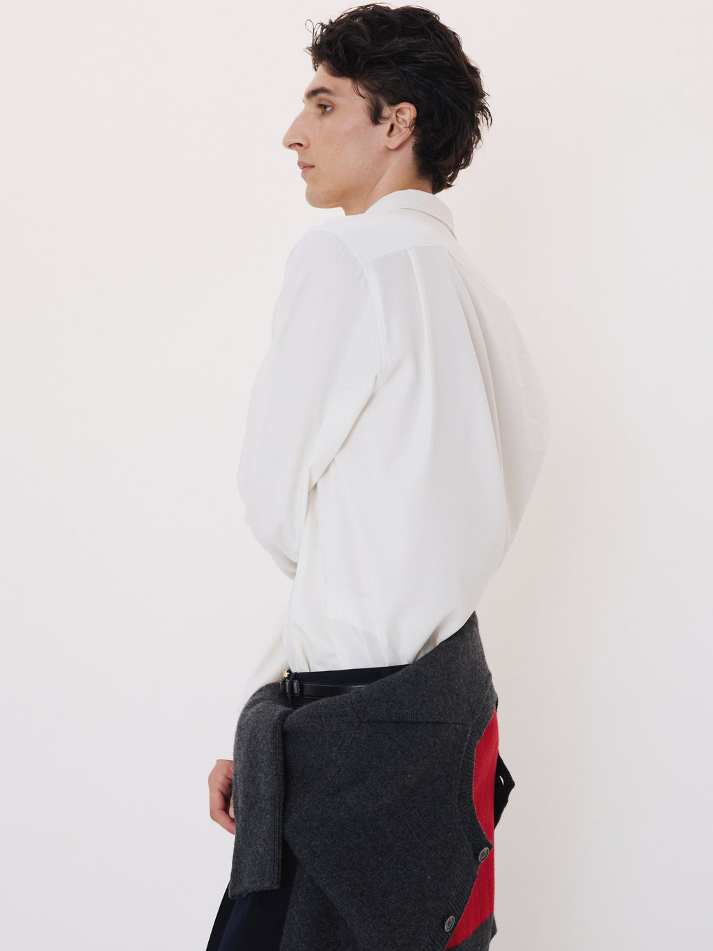 Recto - Classic Fluid Shirt (Bean Ivory) product image 4 | TRAB K-Fashion Australia
