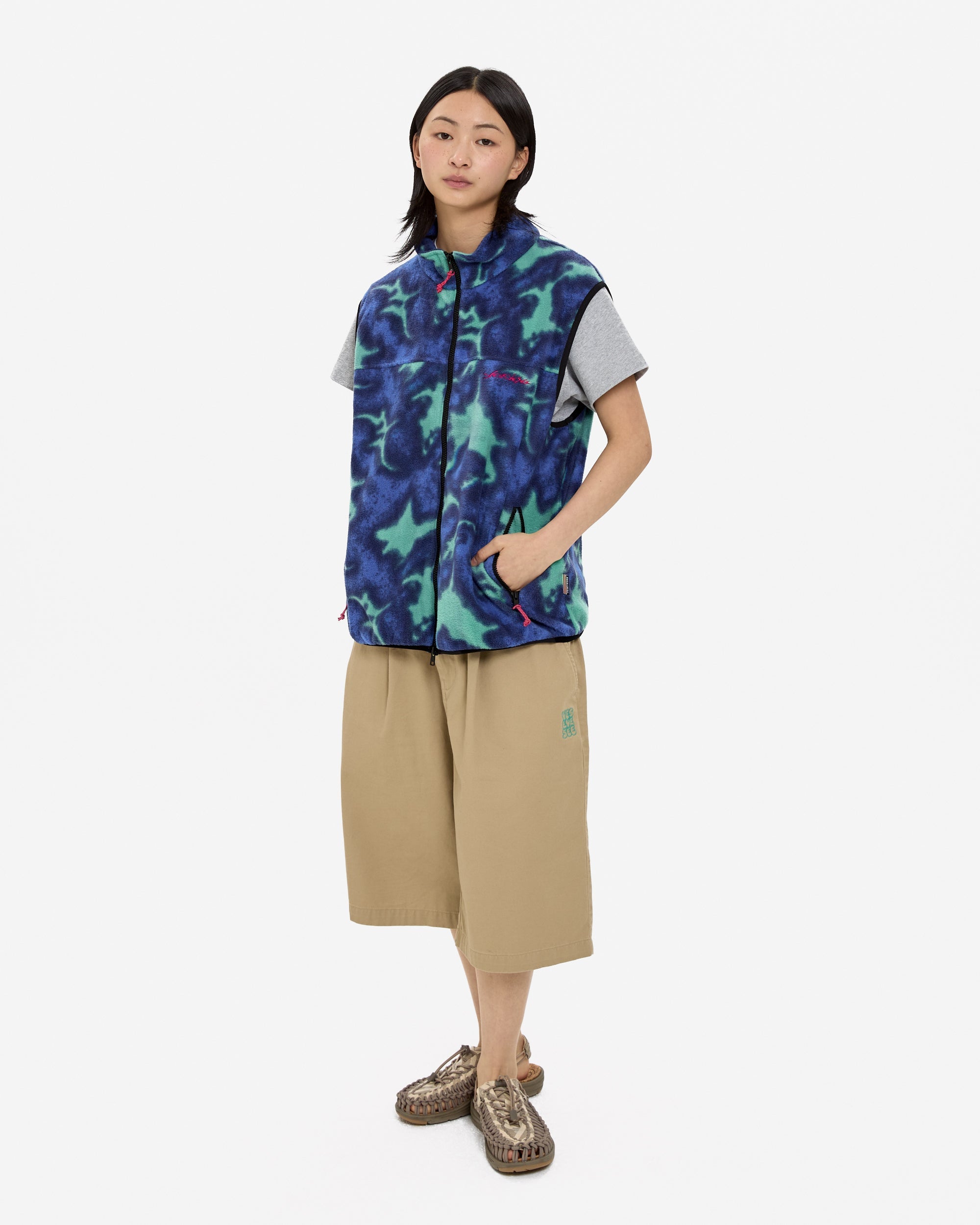 yeseyesee - Comfortable Light Fleece Vest (Purple) product image 10 | TRAB K-Fashion Australia