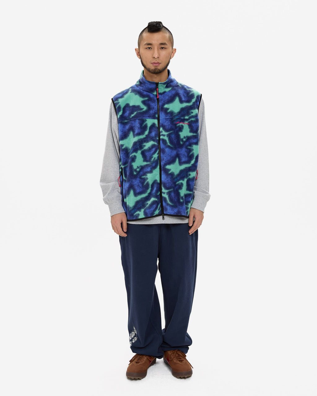 yeseyesee - Comfortable Light Fleece Vest (Purple) product image 7 | TRAB K-Fashion Australia
