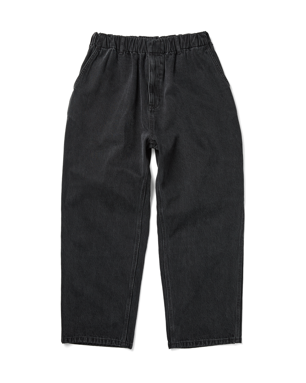 yeseyesee - Comfy Denim Carpenter Pants (Black) product image 1 | TRAB K-Fashion Australia