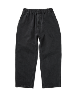 yeseyesee - Comfy Denim Carpenter Pants (Black) product image 1 | TRAB K-Fashion Australia
