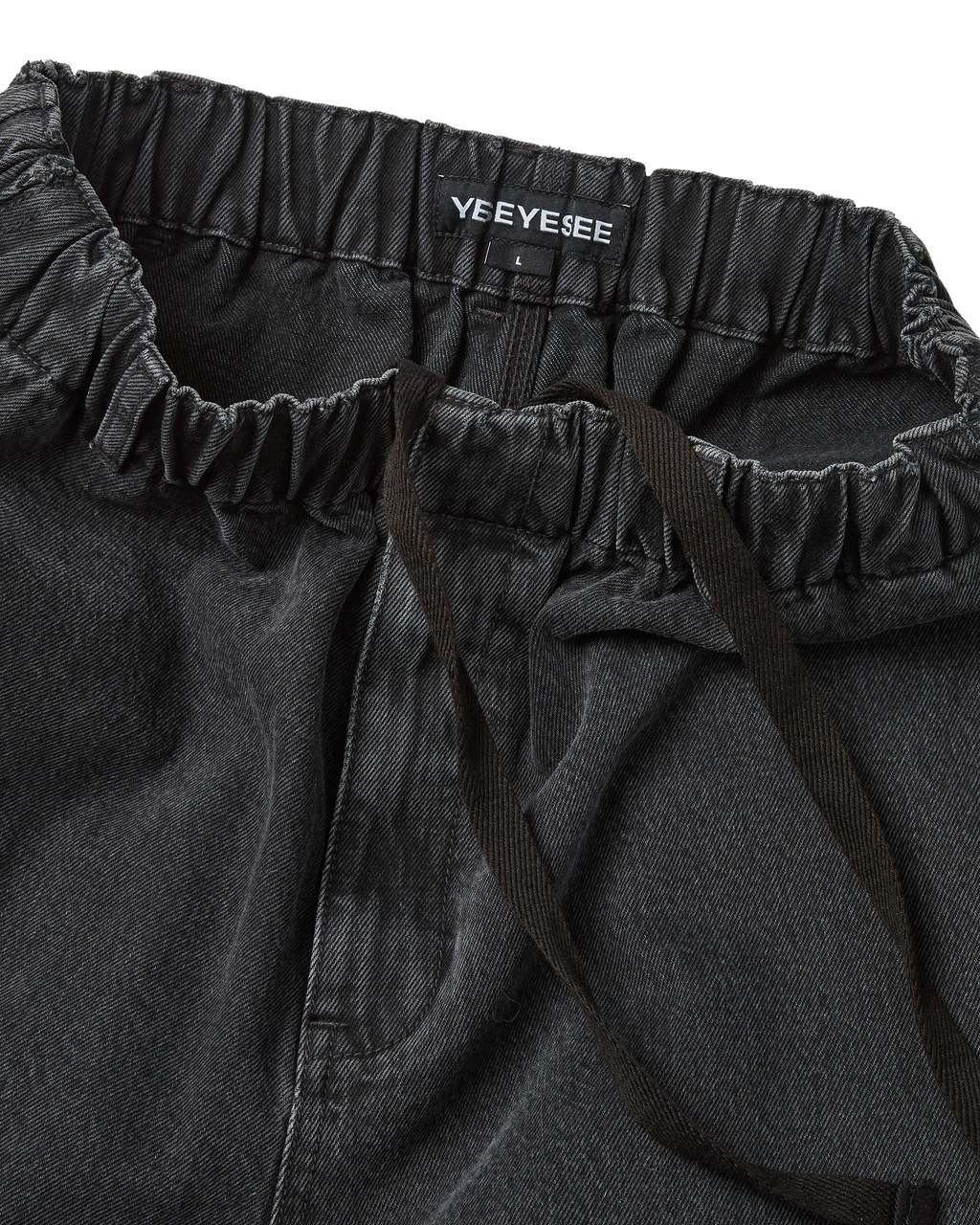 yeseyesee - Comfy Denim Carpenter Pants (Black) product image 3 | TRAB K-Fashion Australia